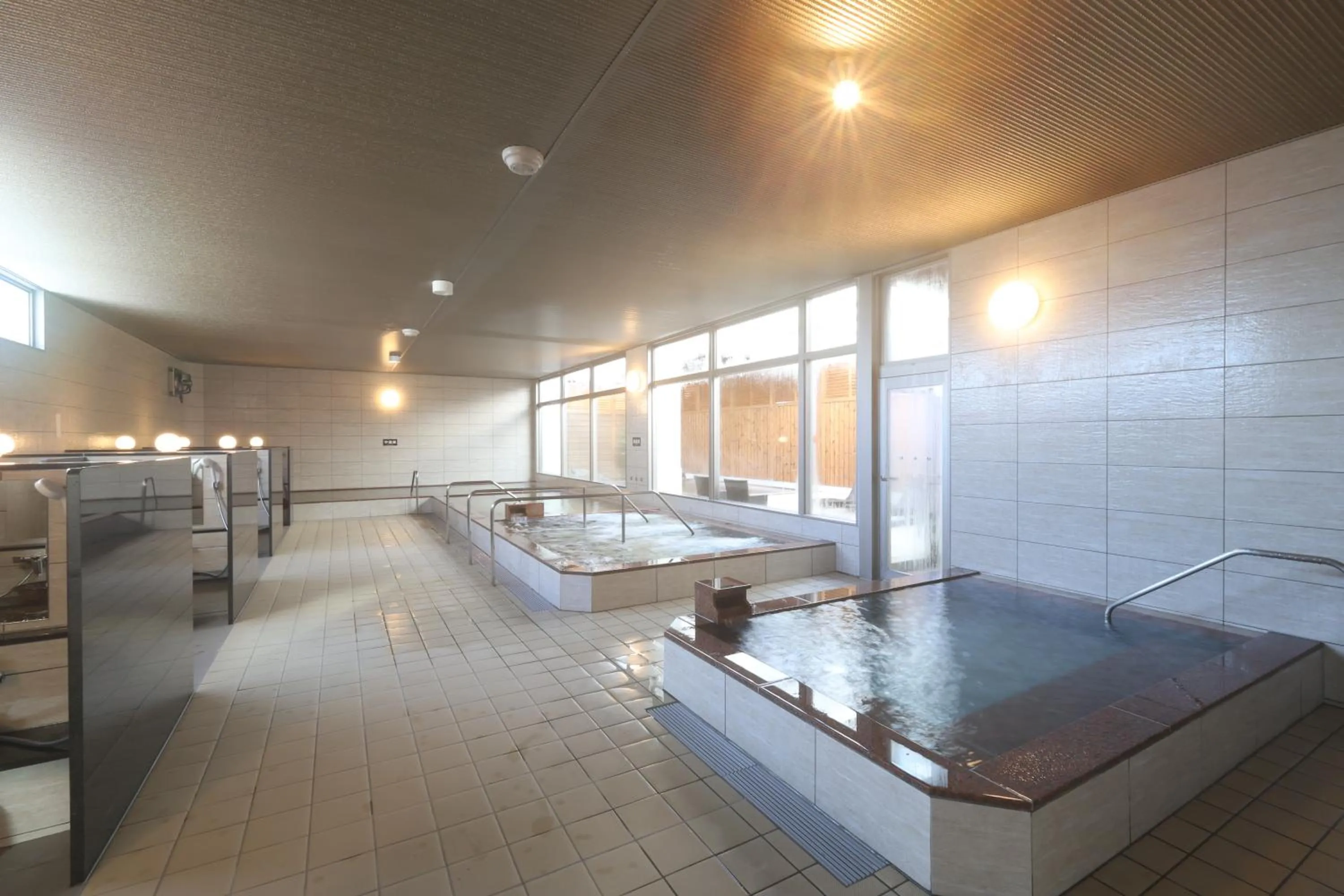 Hot Spring Bath in Kojohama Onsen Hotel
