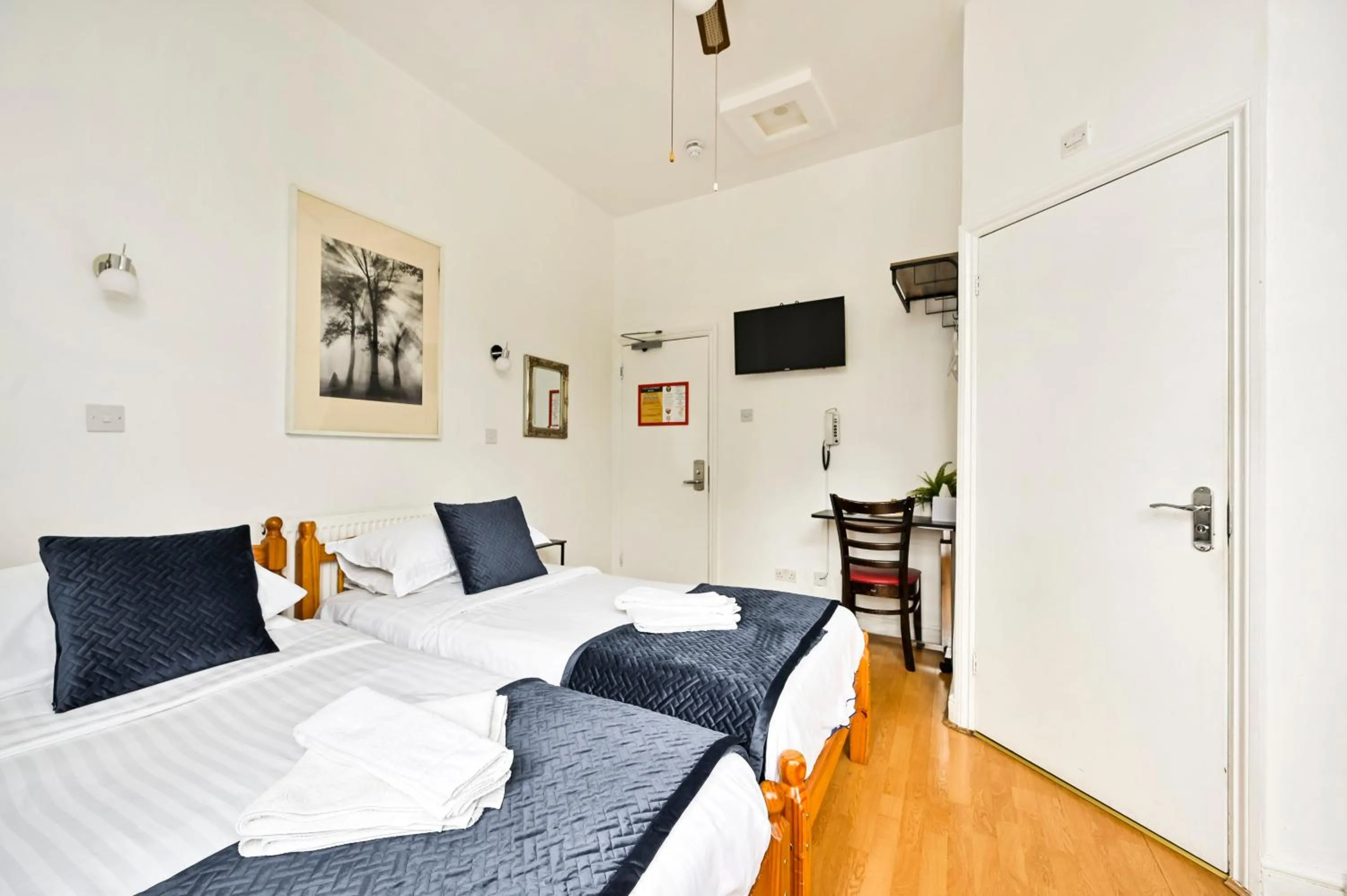 Bed in City London Hotel