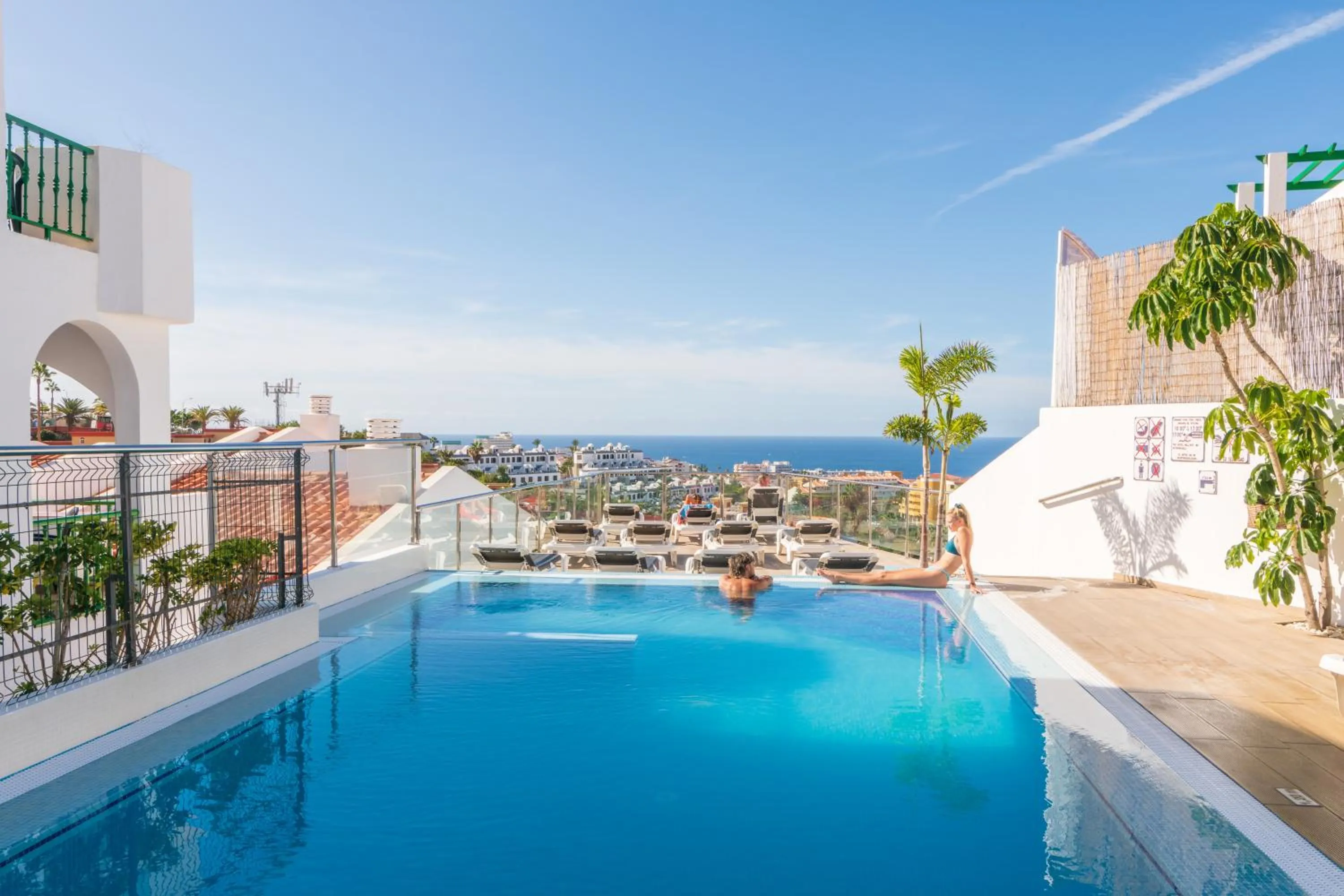 Swimming pool in Aparthotel Neptuno Costadeje