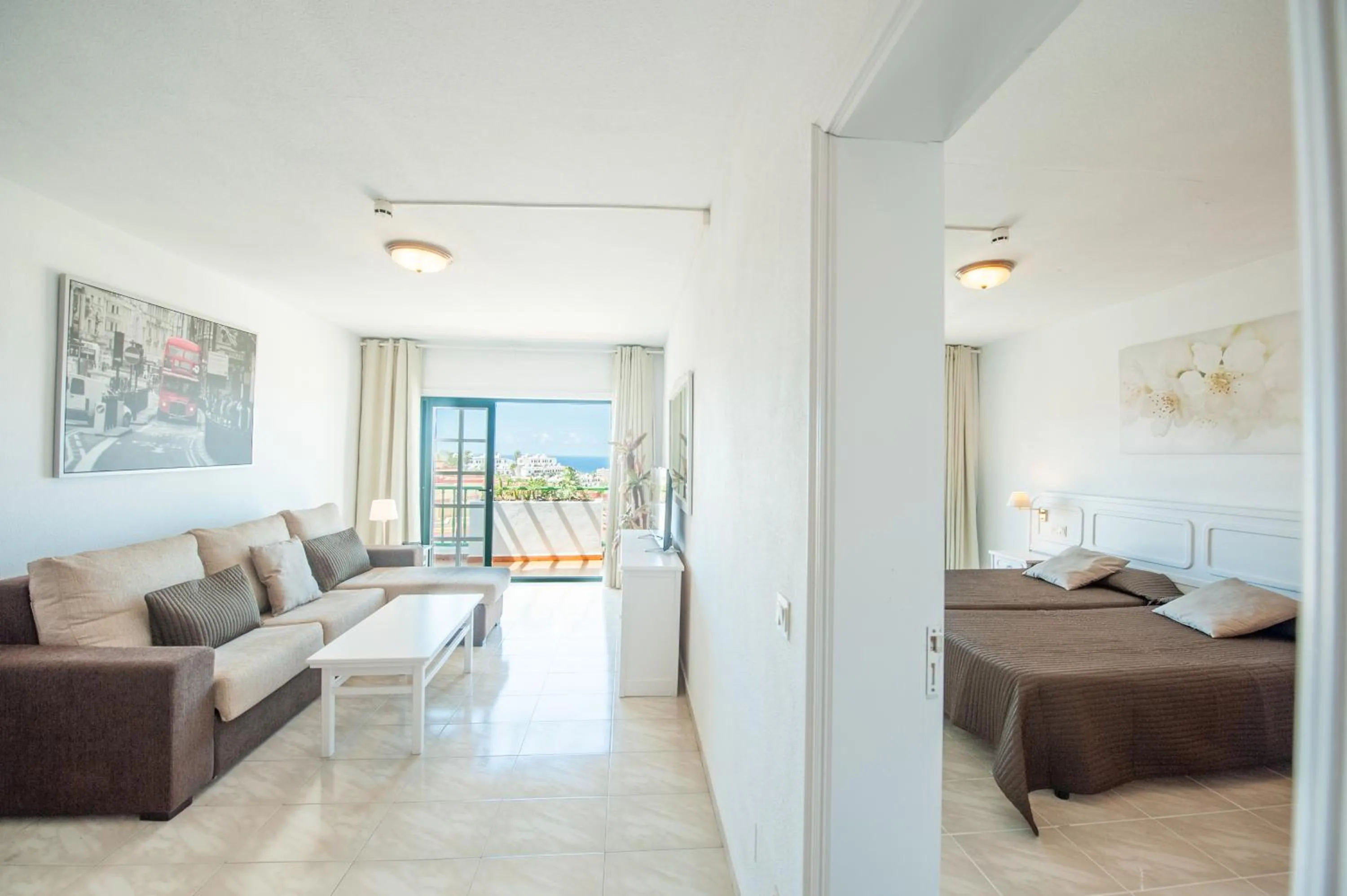 Living room in Aparthotel Neptuno Costadeje