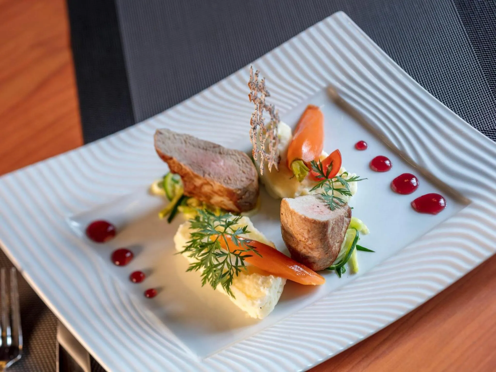 Food close-up in Garrigae Manoir de Beauvoir Poitiers Sud - Hotel & Spa