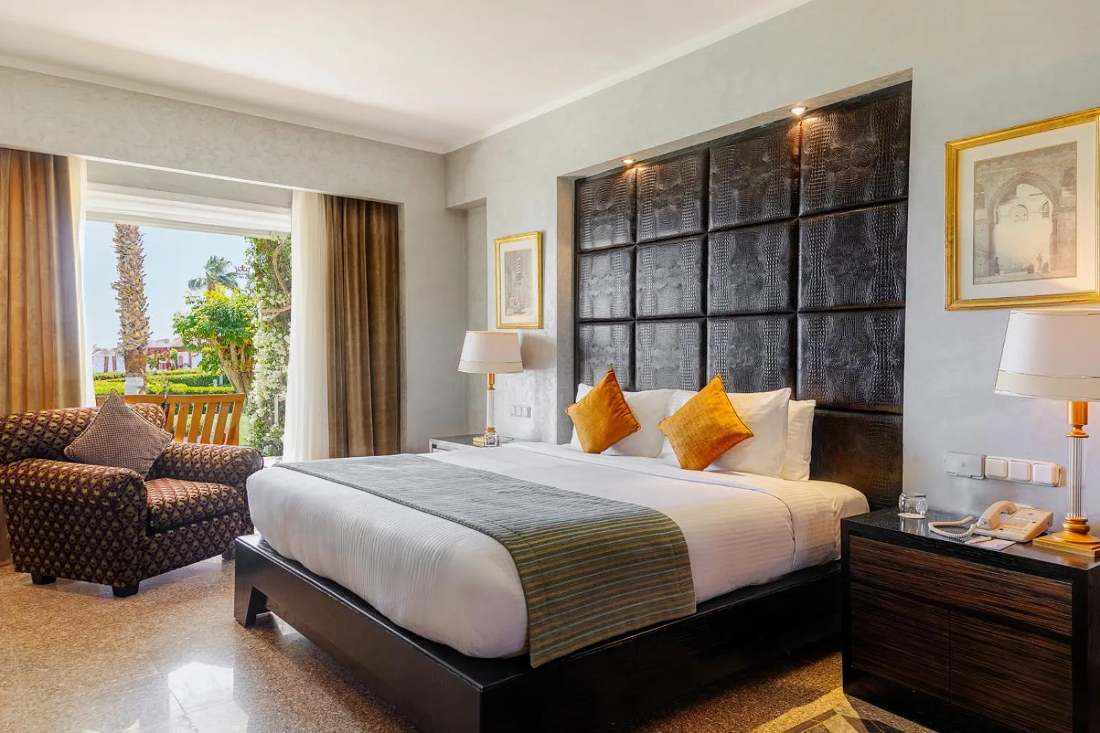 Bed in Monte Carlo Sharm Resort & Spa