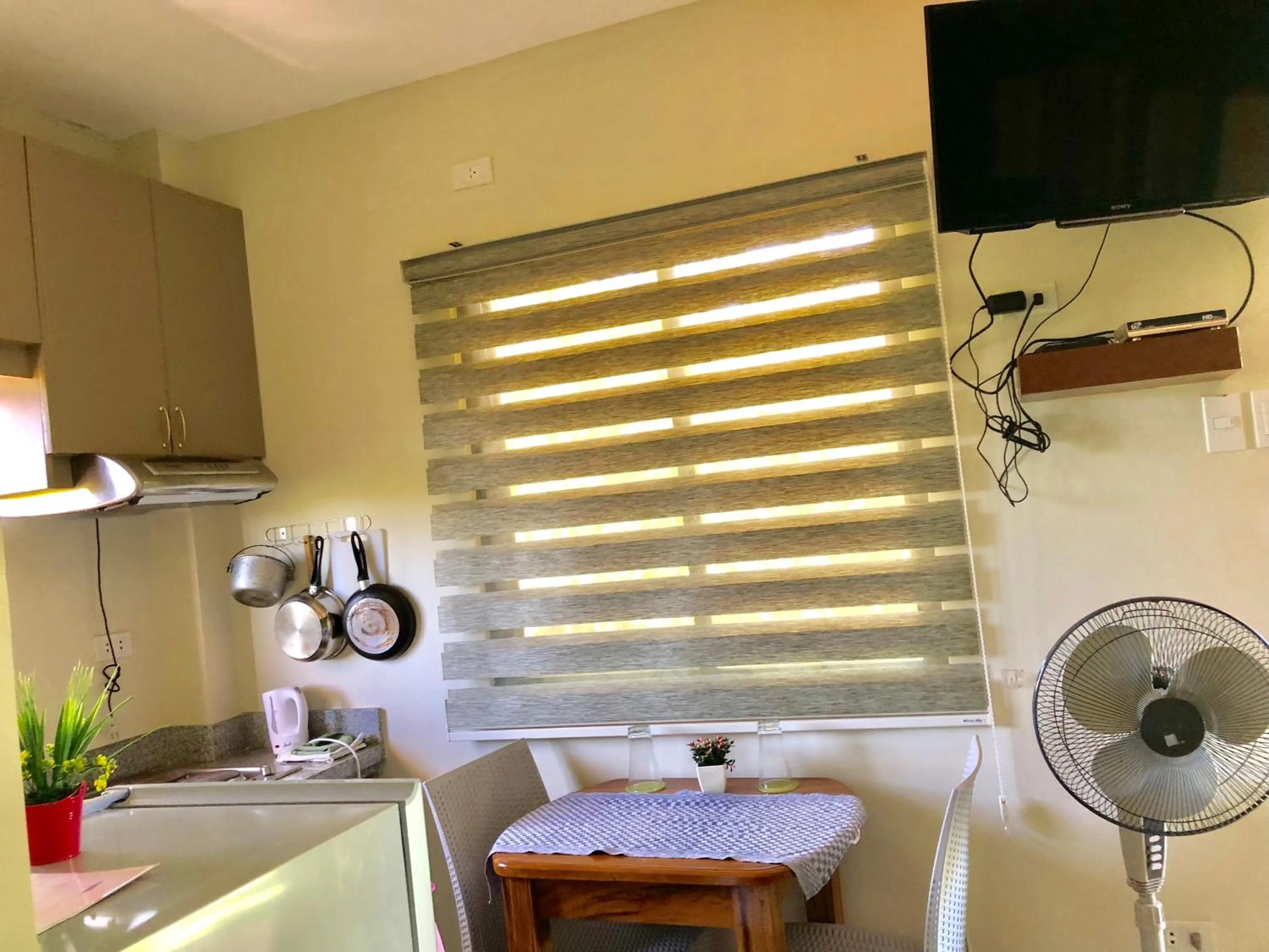 Kitchen or kitchenette in Chaniva-Joy Island View Appartments