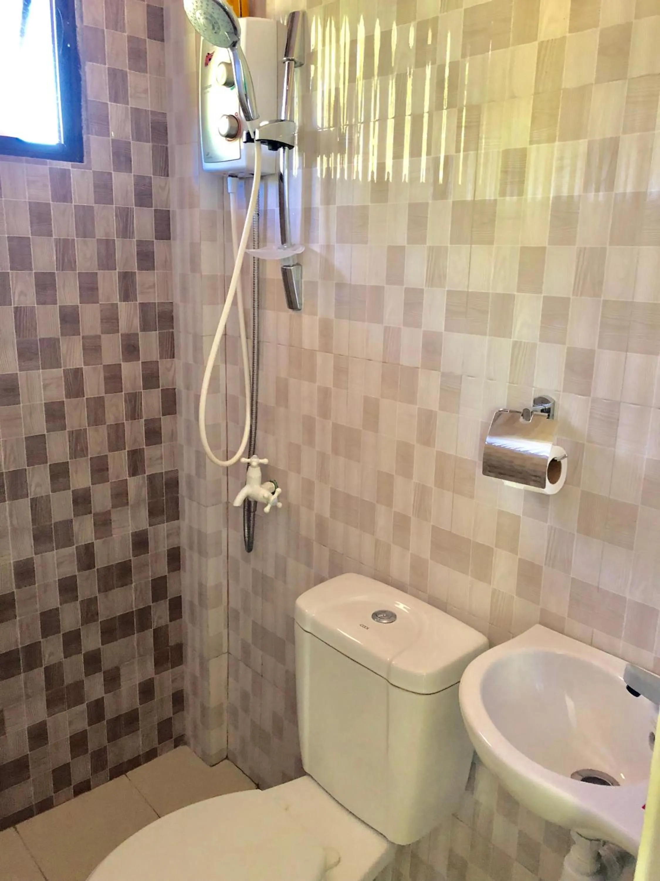 Bathroom in Chaniva-Joy Island View Appartments