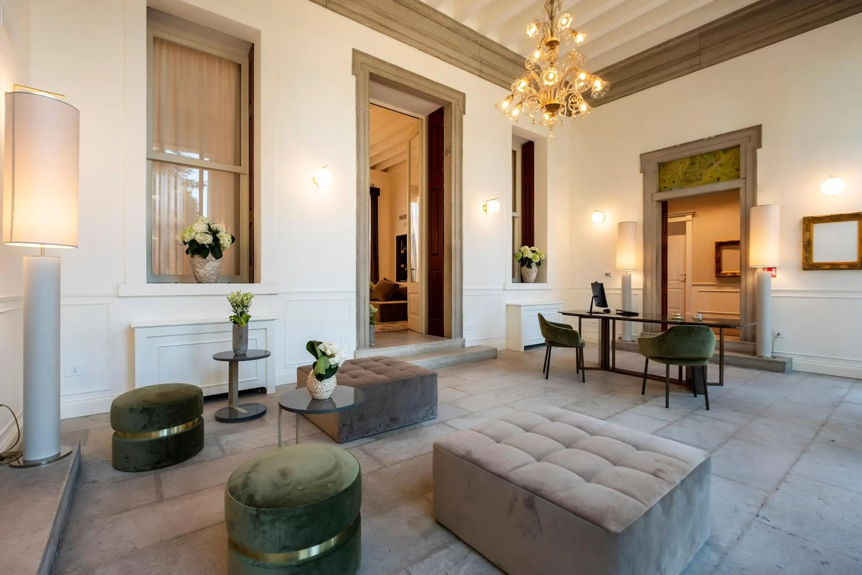 Lobby or reception in Hotel Villa Soligo - Small Luxury Hotels of the World