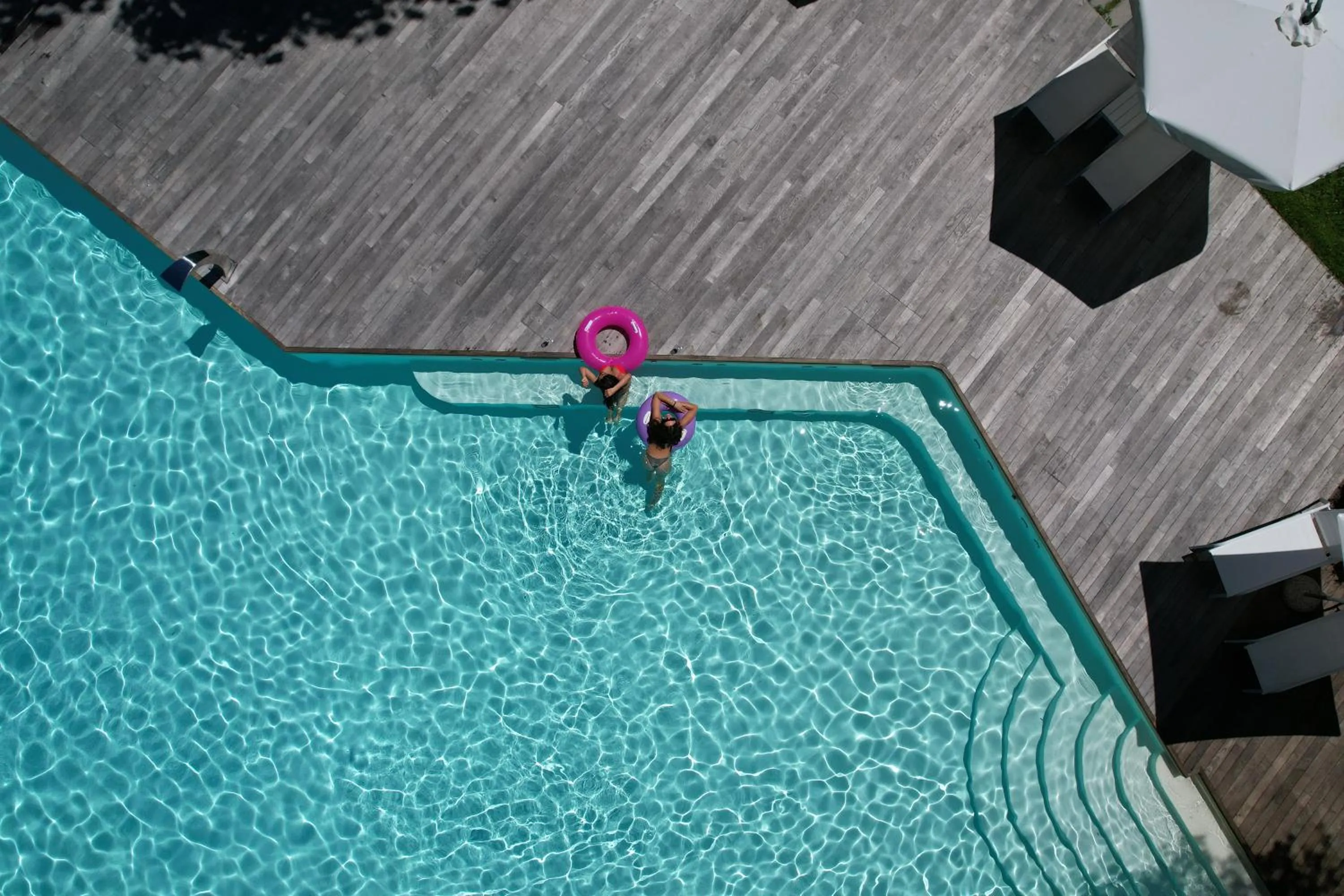 Swimming pool in Hotel Villa Soligo - Small Luxury Hotels of the World