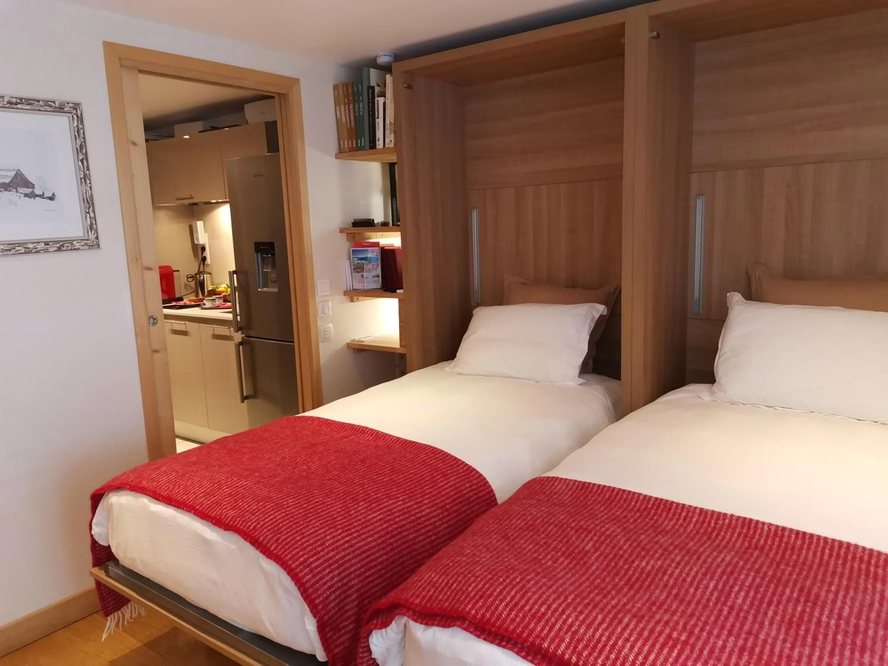 Bedroom, Bed in Chalet la Cachette Cyclists & Skiers