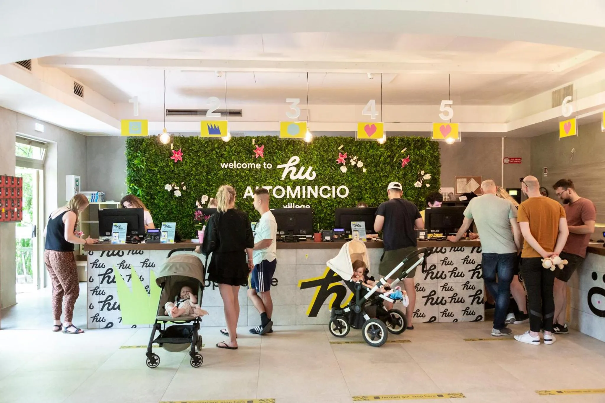 Lobby or reception in Hotel La Diga Altomincio