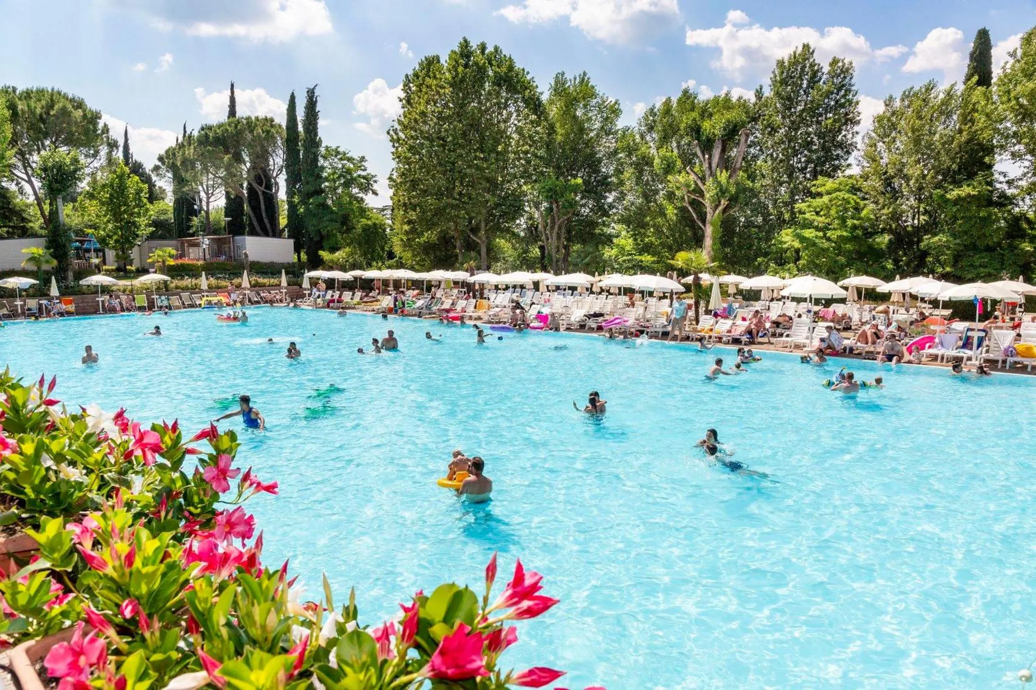 Swimming pool in Hotel La Diga Altomincio