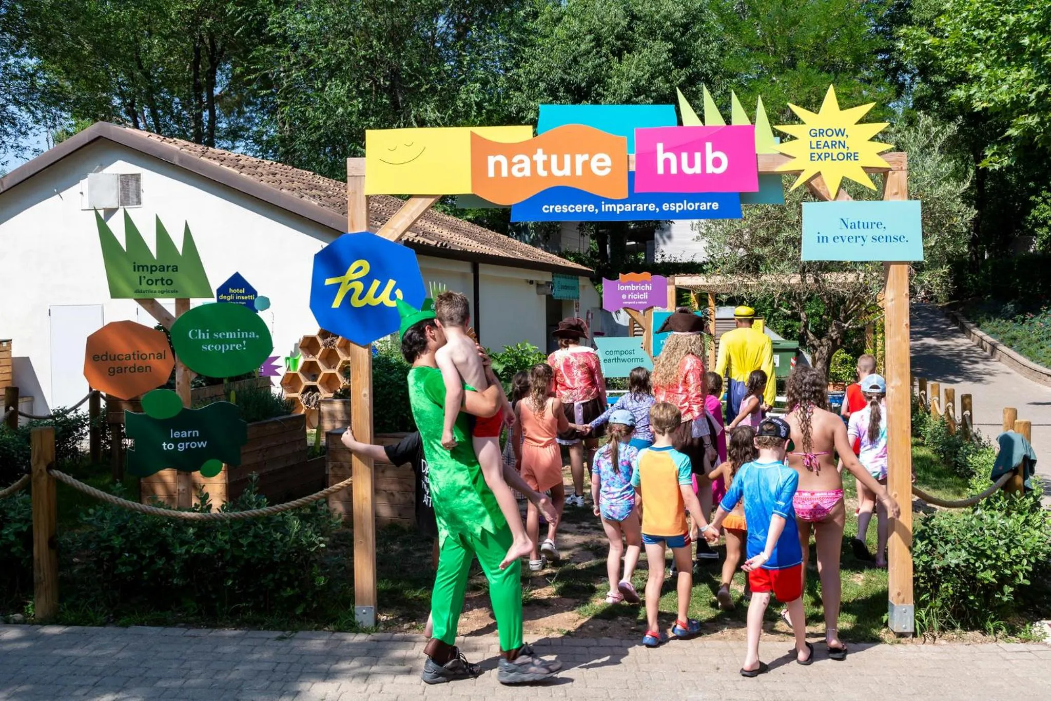 Natural landscape in Hotel La Diga Altomincio