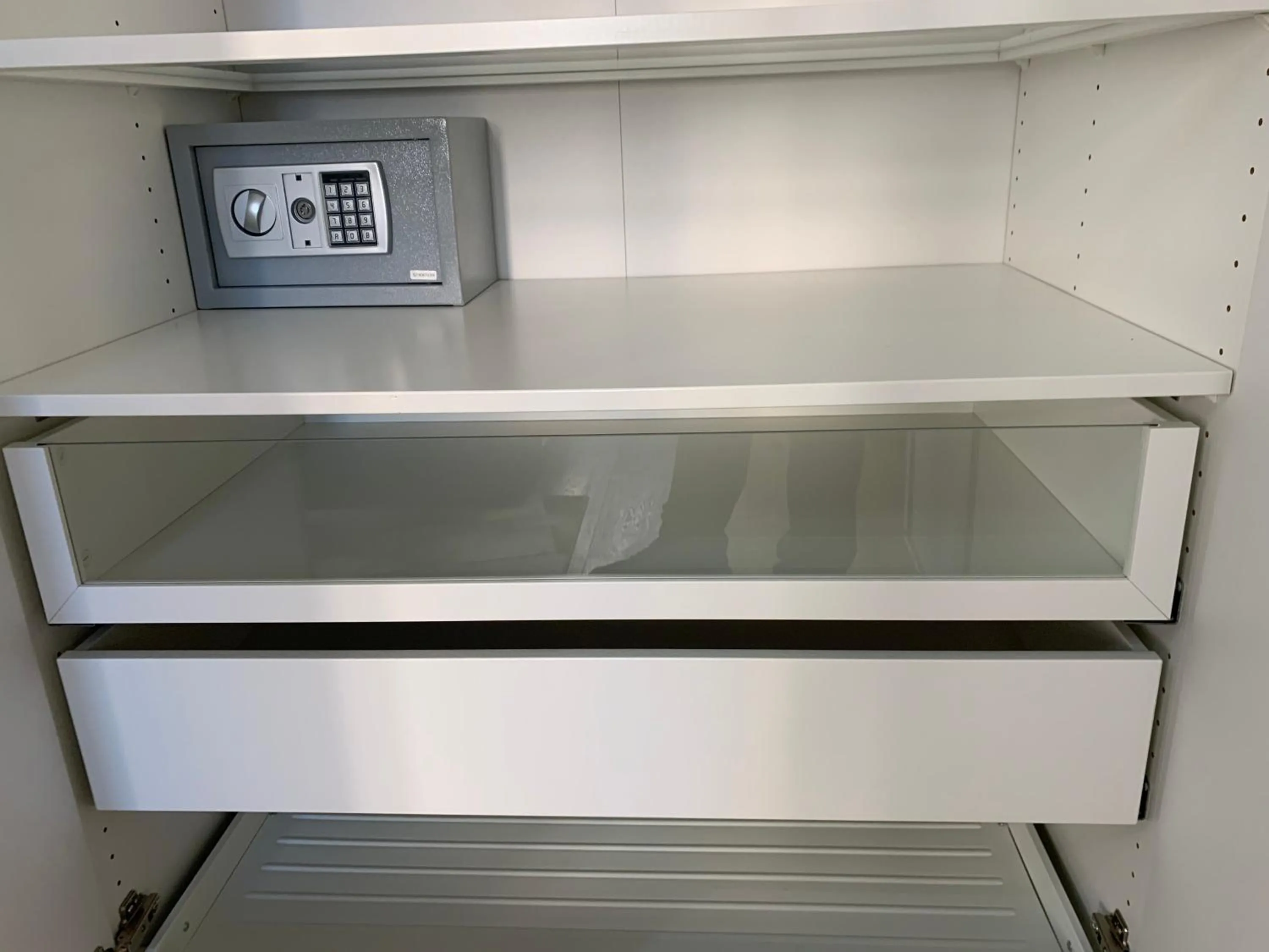 Decorative detail in Colony Apartments