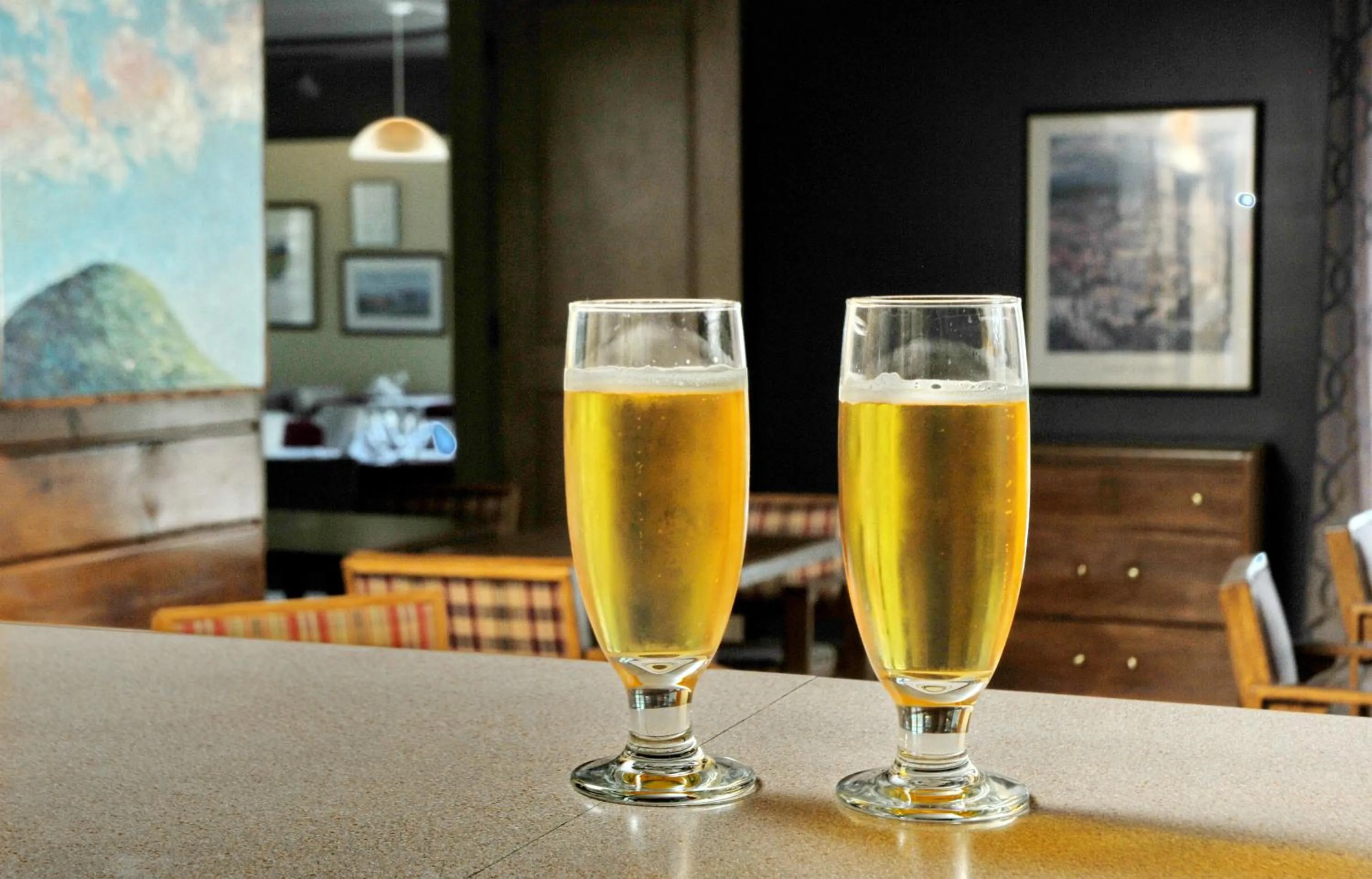 Drinks in Auberge Beausejour