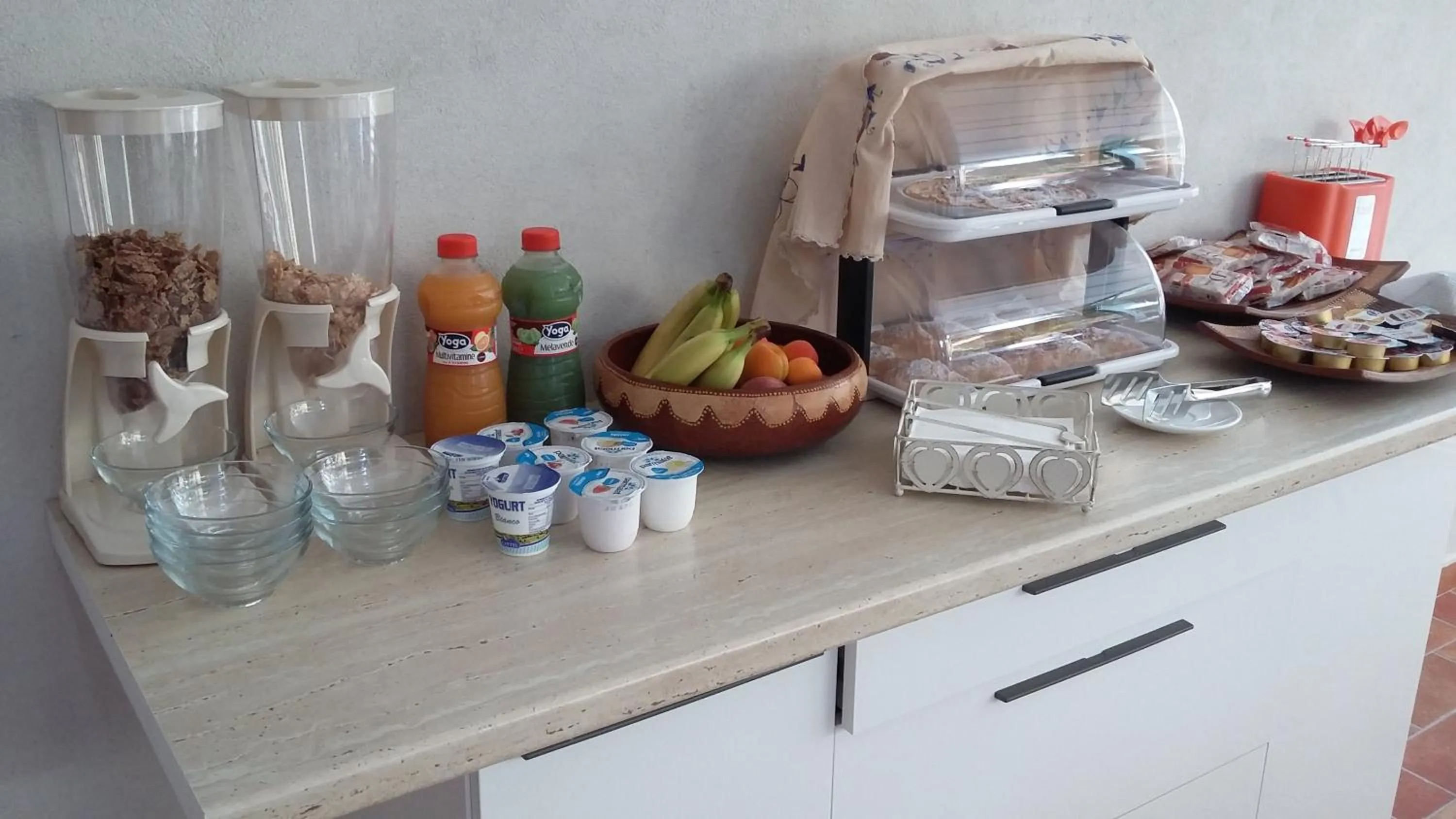 Italian breakfast in Donna Rosa Accommodation