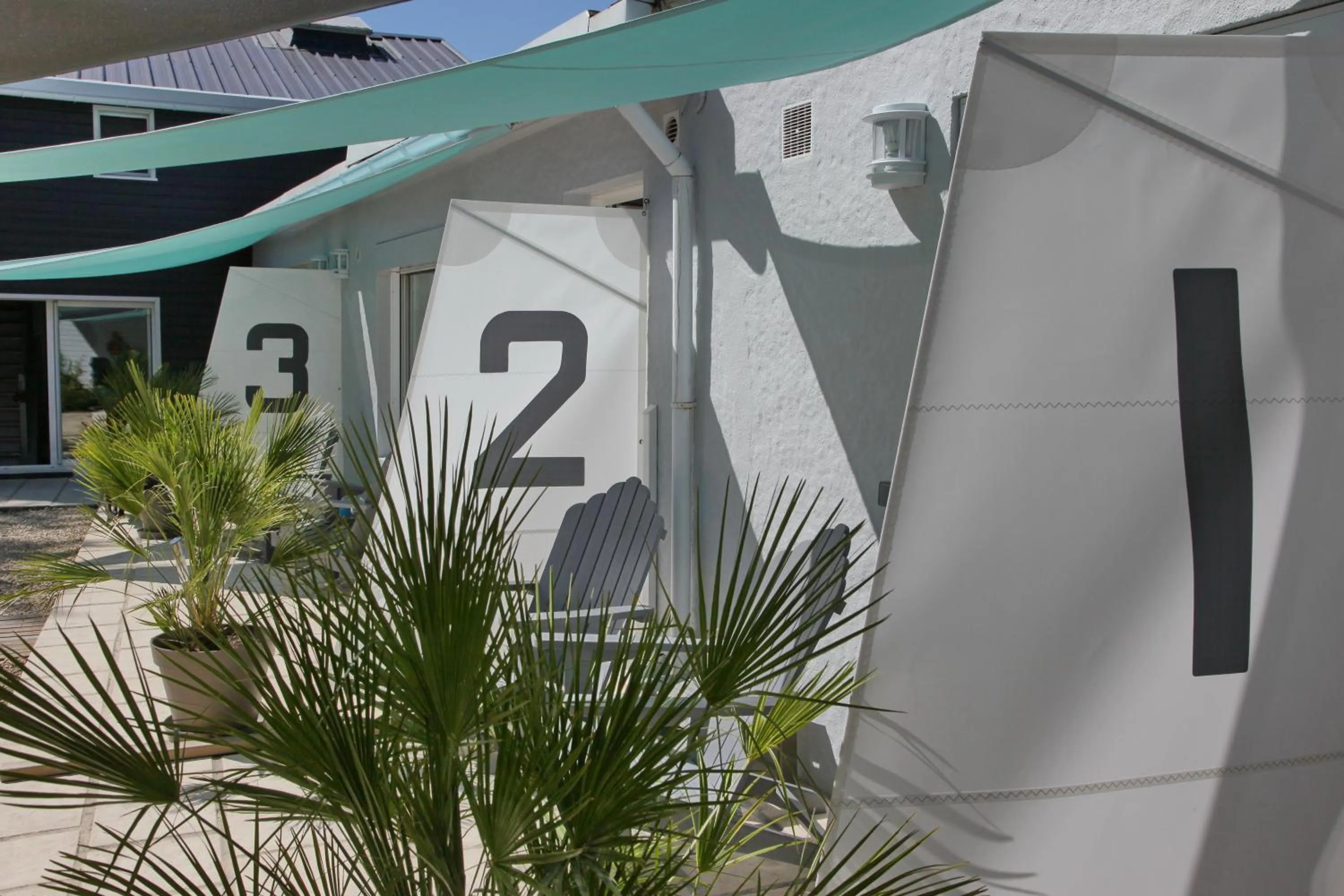 Patio in La Maison au-dessus des Voiles