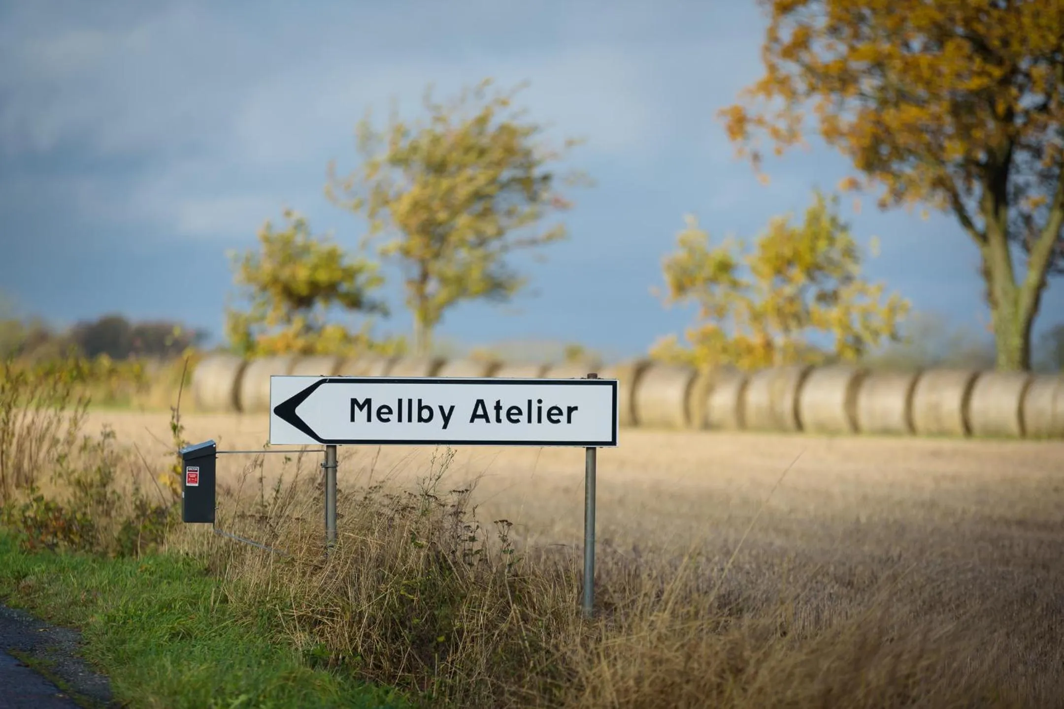 Natural landscape in Mellby Atelier på Österlen