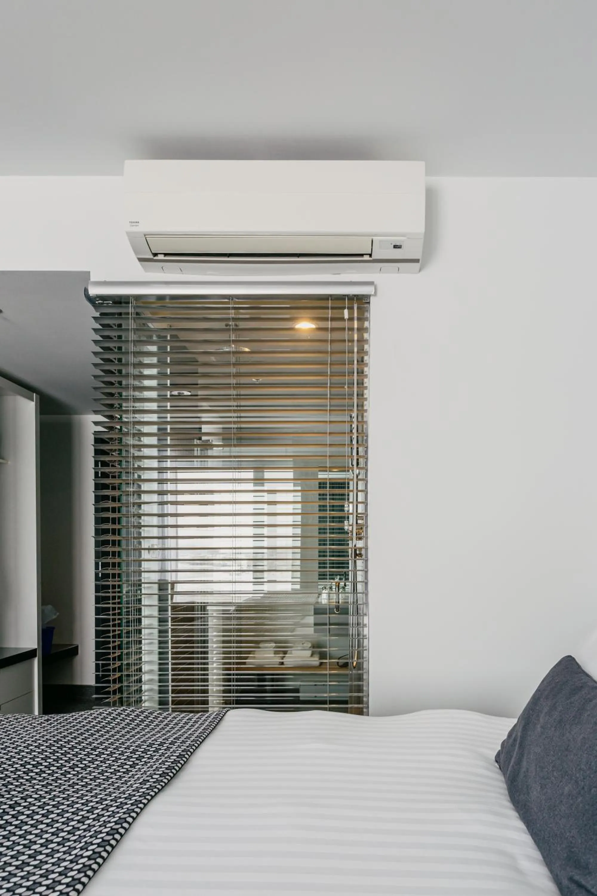 Bed in Riotel Matane