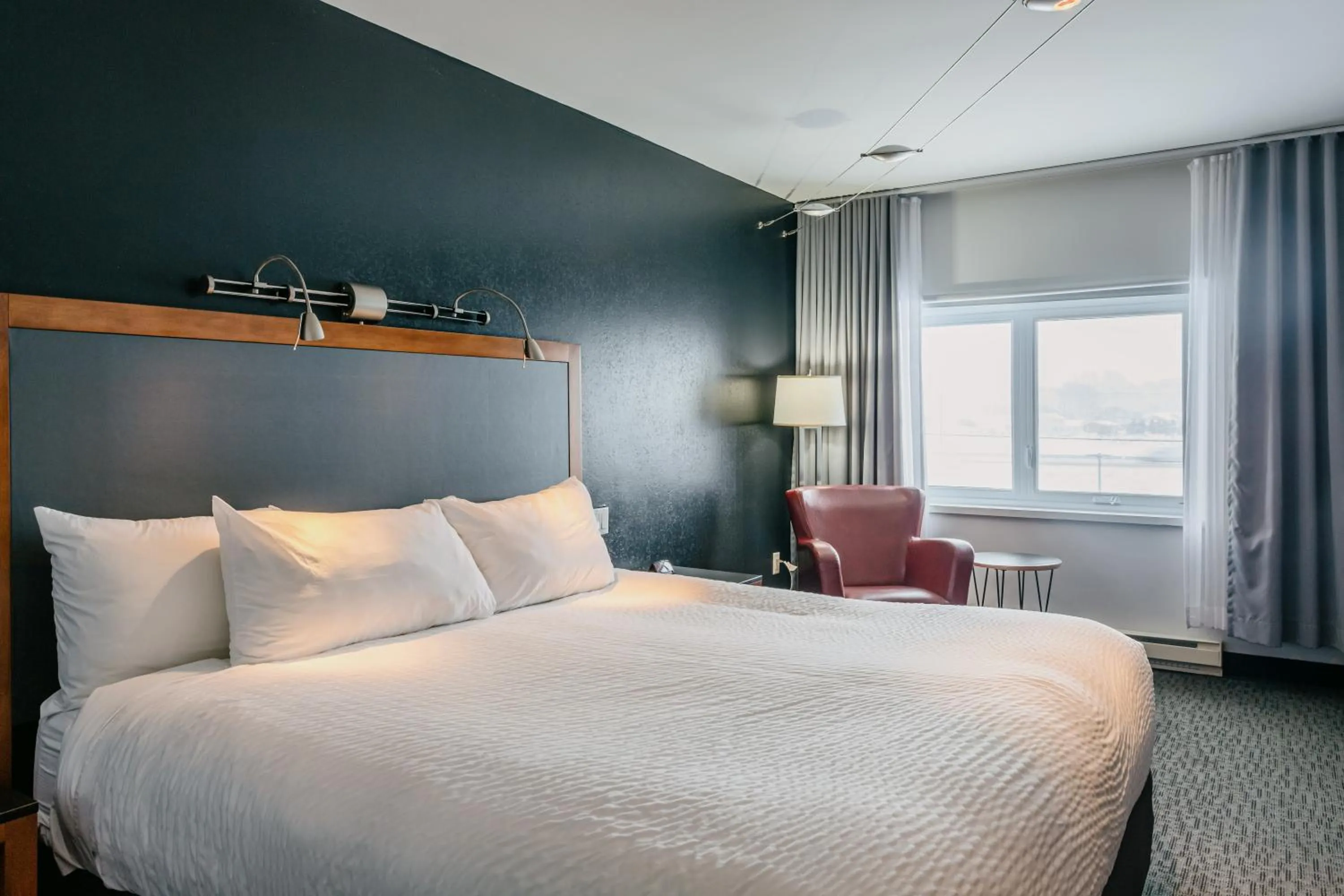 Bed in Riotel Matane