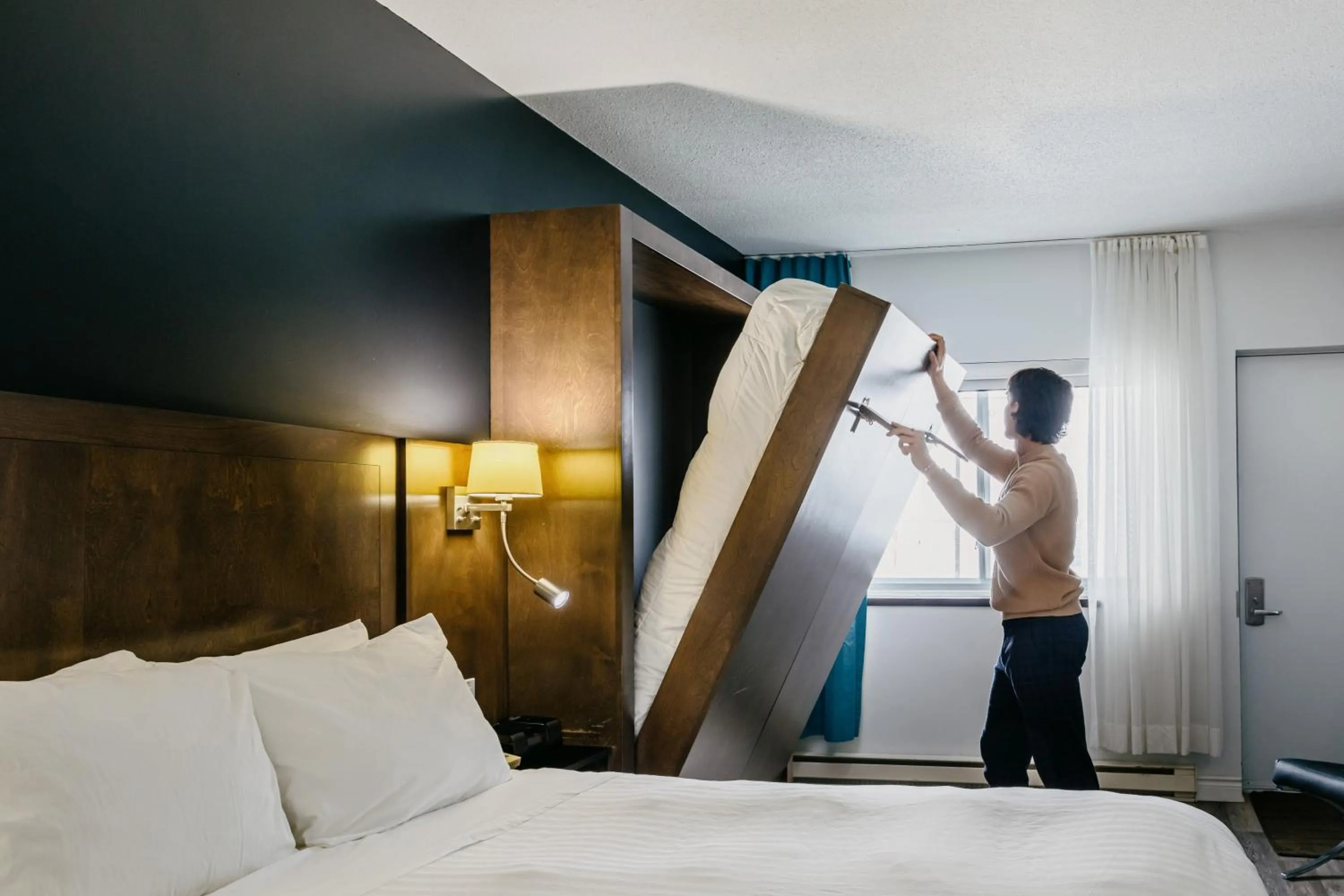 Bedroom, Bed in Riotel Matane