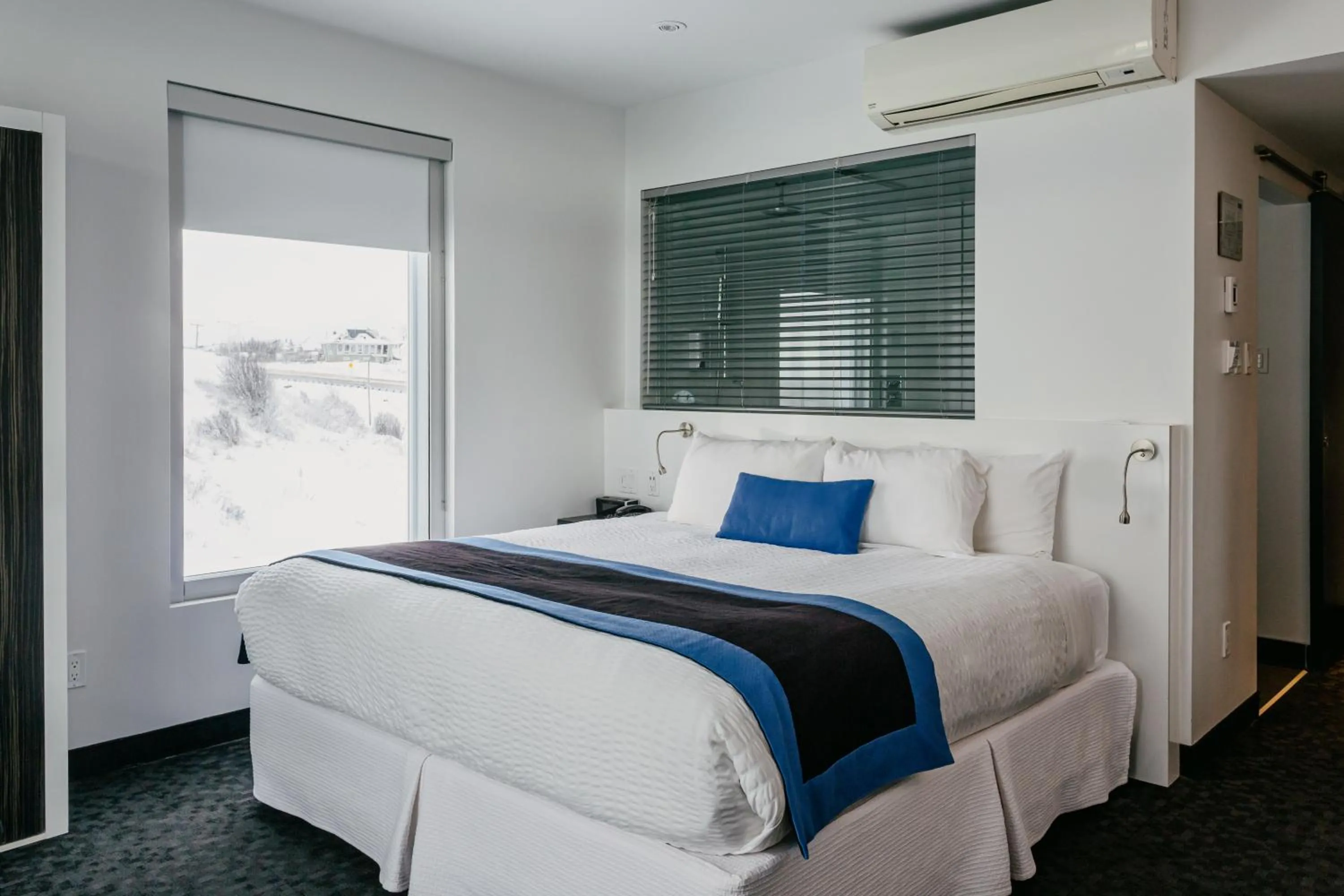 Bed in Riotel Matane