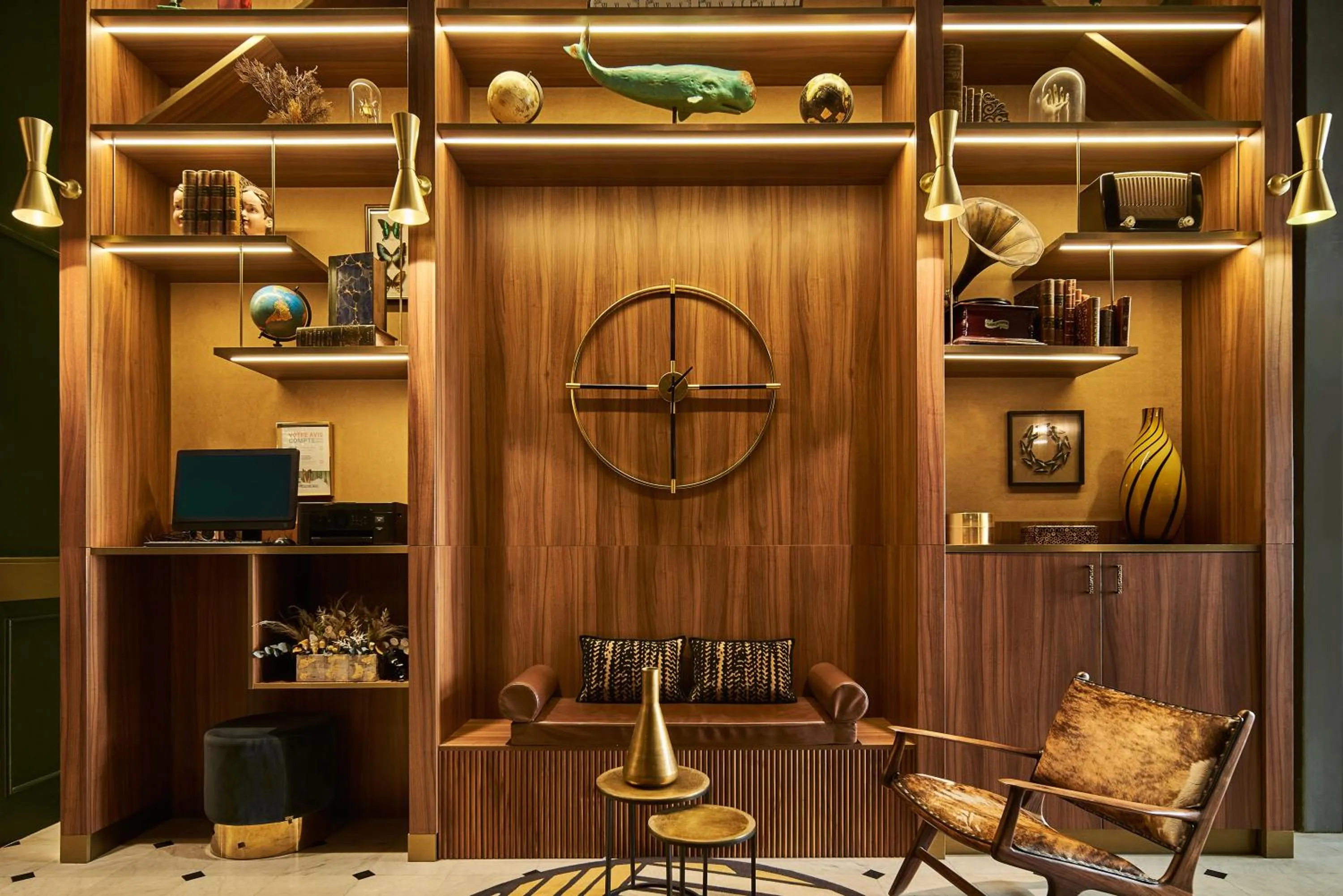 Decorative detail in Hotel Konti Bordeaux by HappyCulture