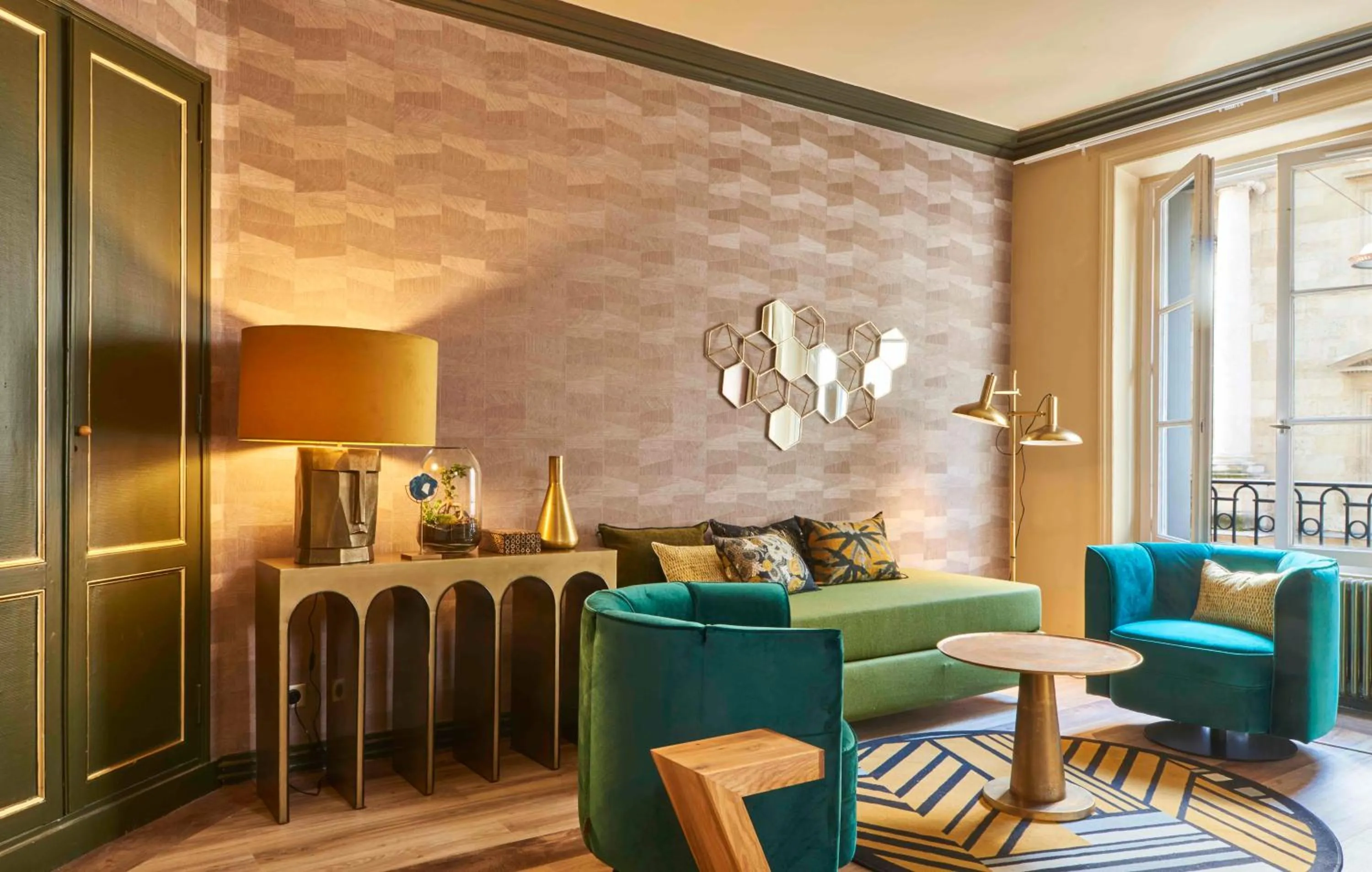 Decorative detail in Hotel Konti Bordeaux by HappyCulture