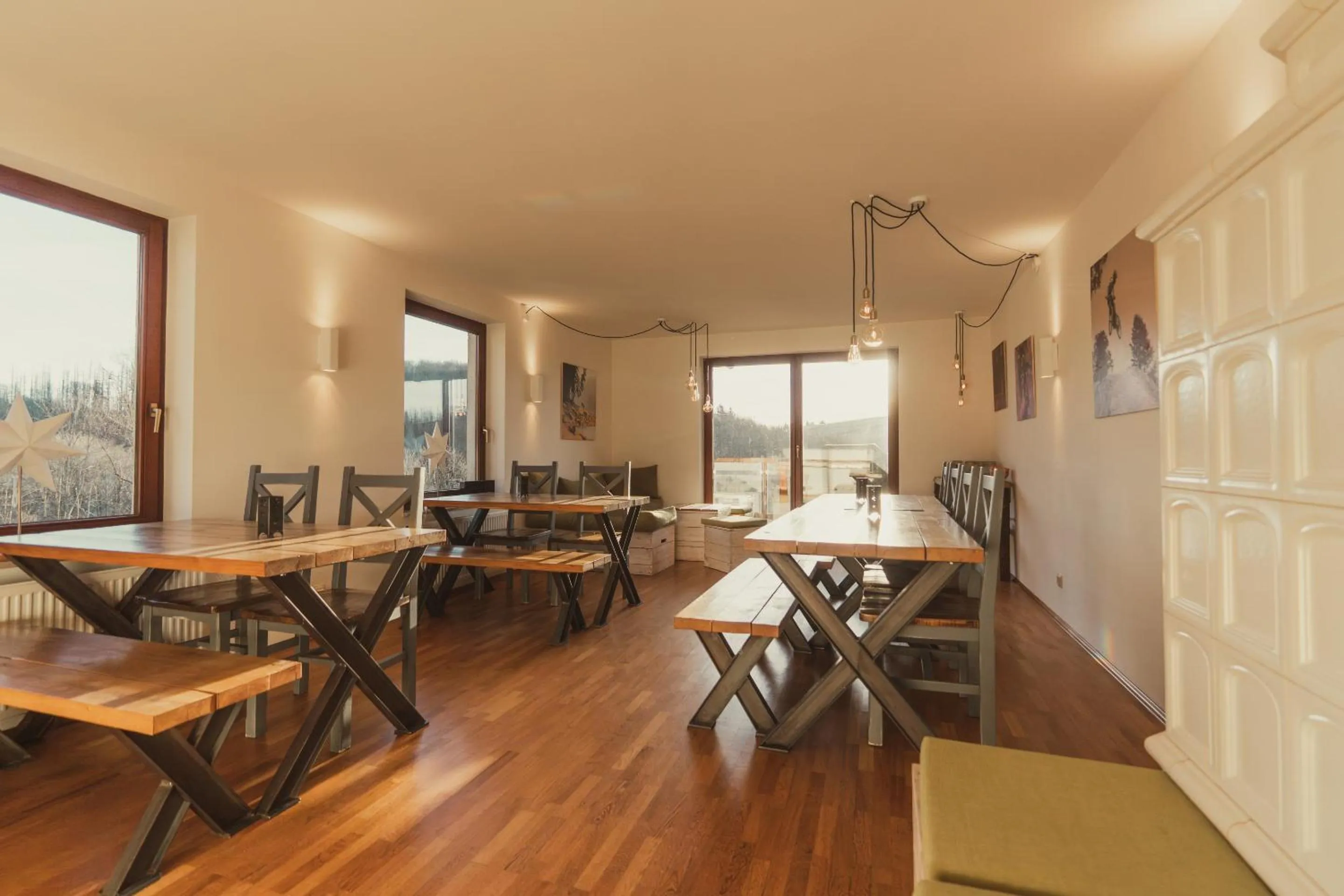 Dining area in Harz BnB Werkmeister