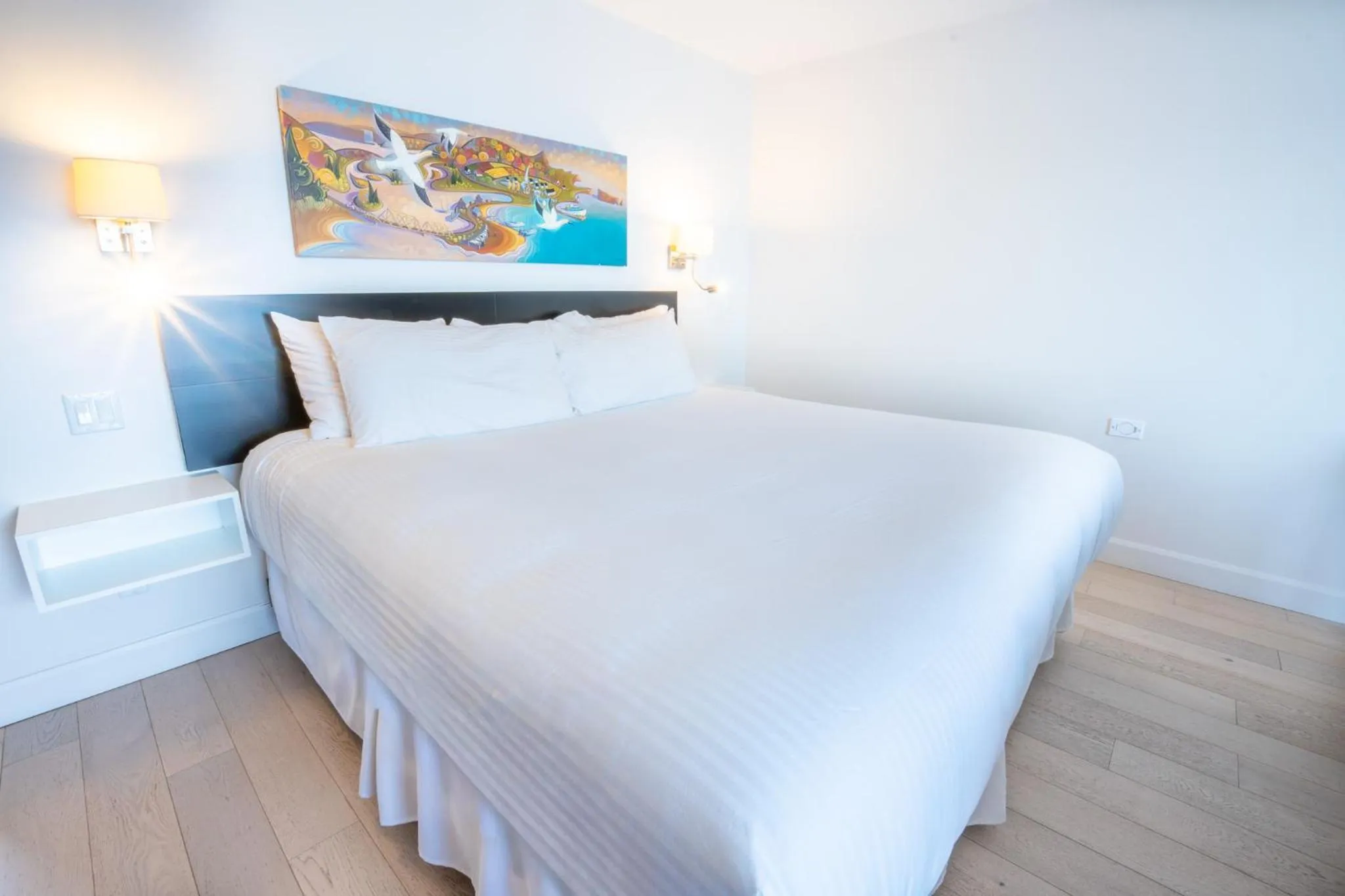 Bedroom, Bed in Riotel Perce