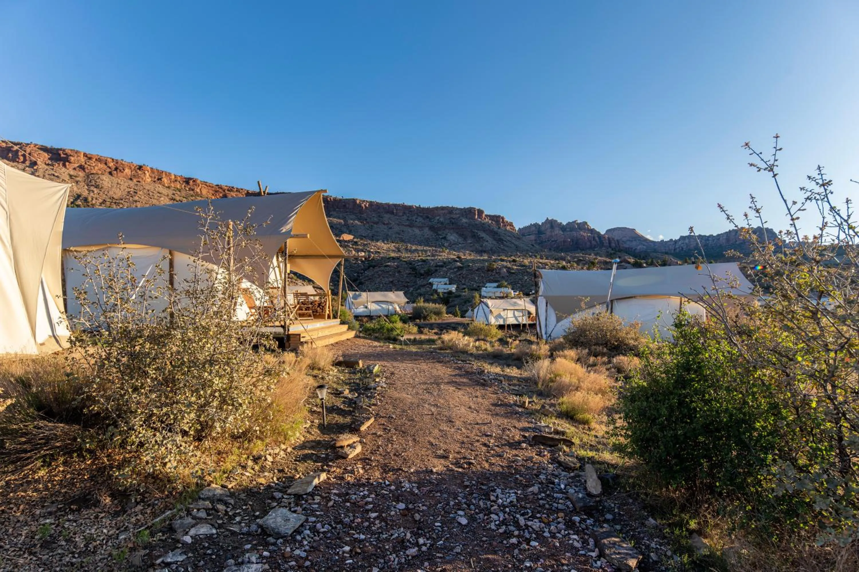 Property building in Under Canvas Zion