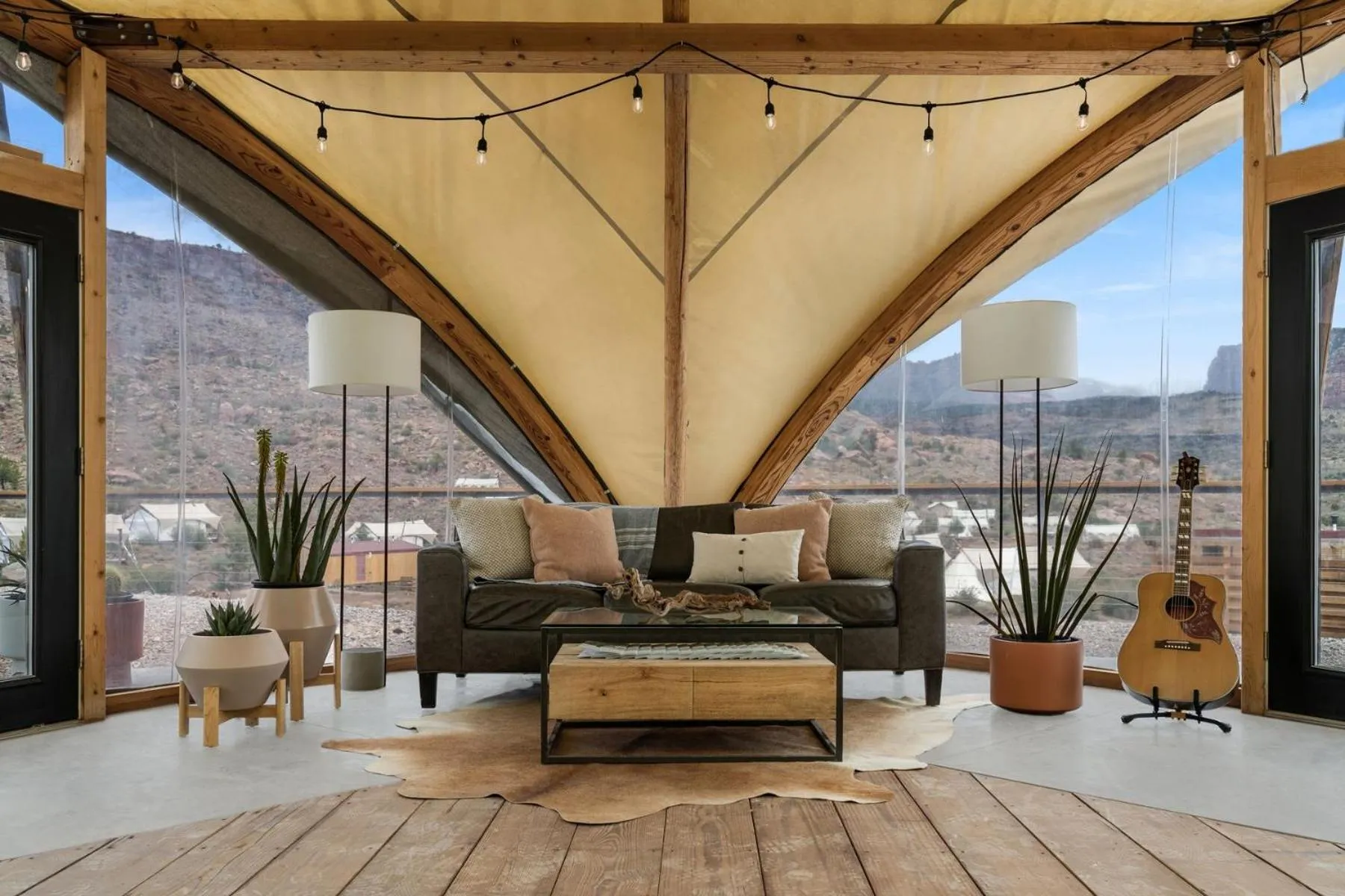 Lobby or reception in Under Canvas Zion