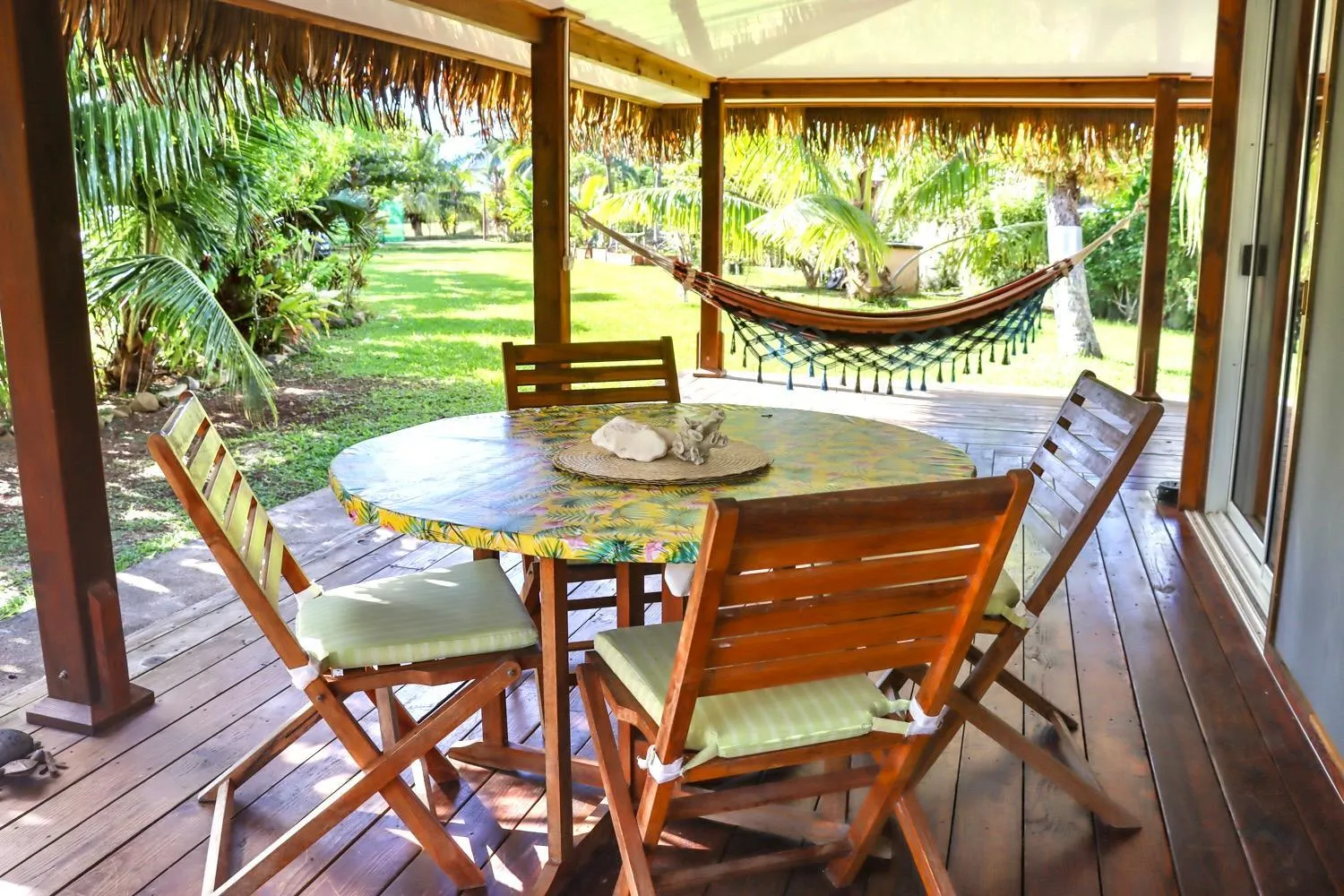 Patio in Bungalow Bali Hai