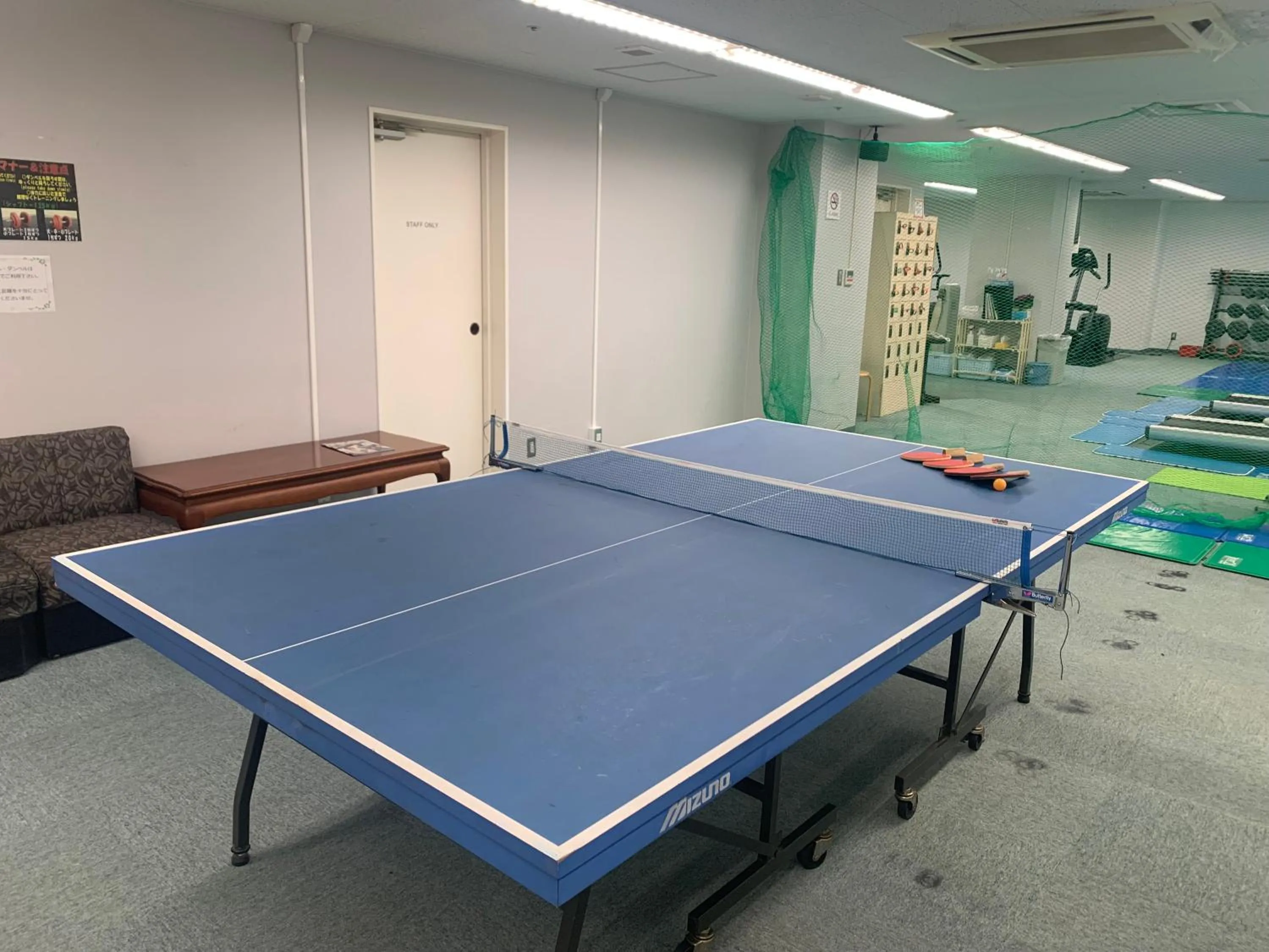 Table tennis in Utazu Grand Hotel