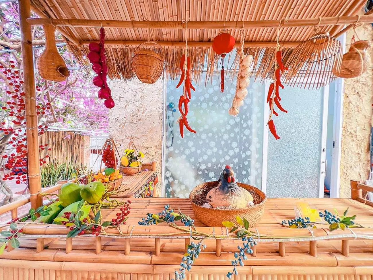 Decorative detail in Mui Ne Sunlight Villa