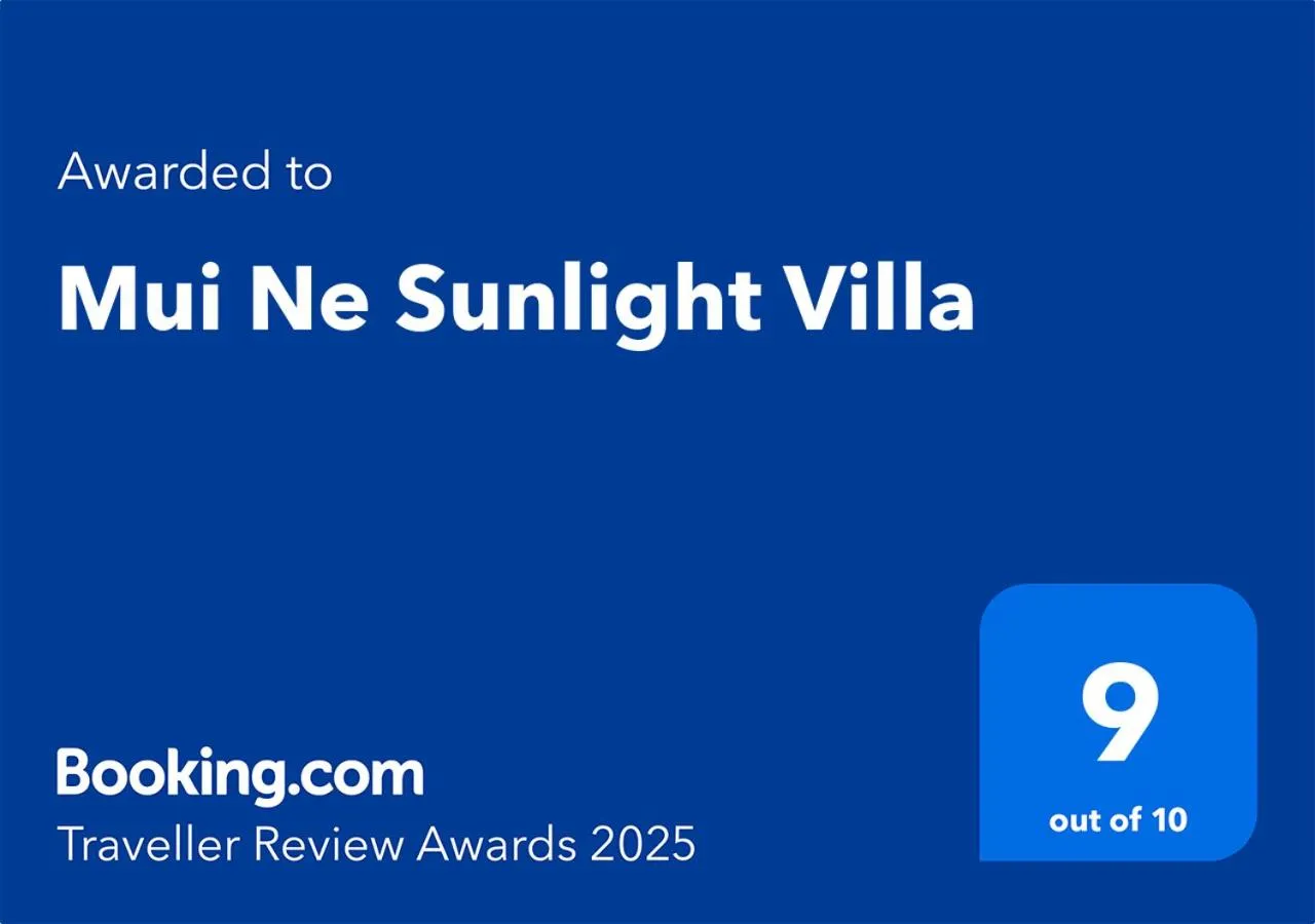 Certificate/Award in Mui Ne Sunlight Villa