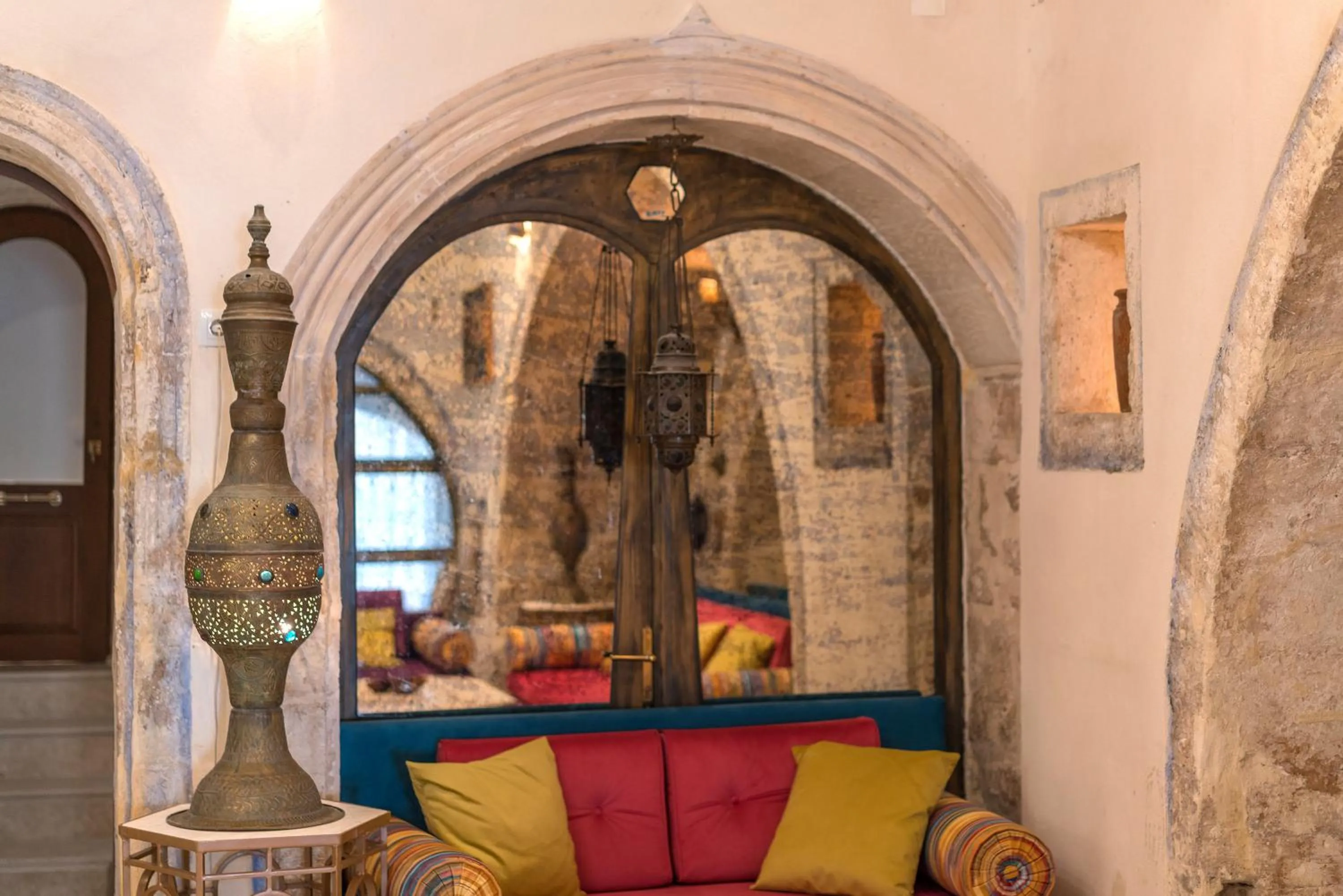 Living room in Hamam Oriental Suites