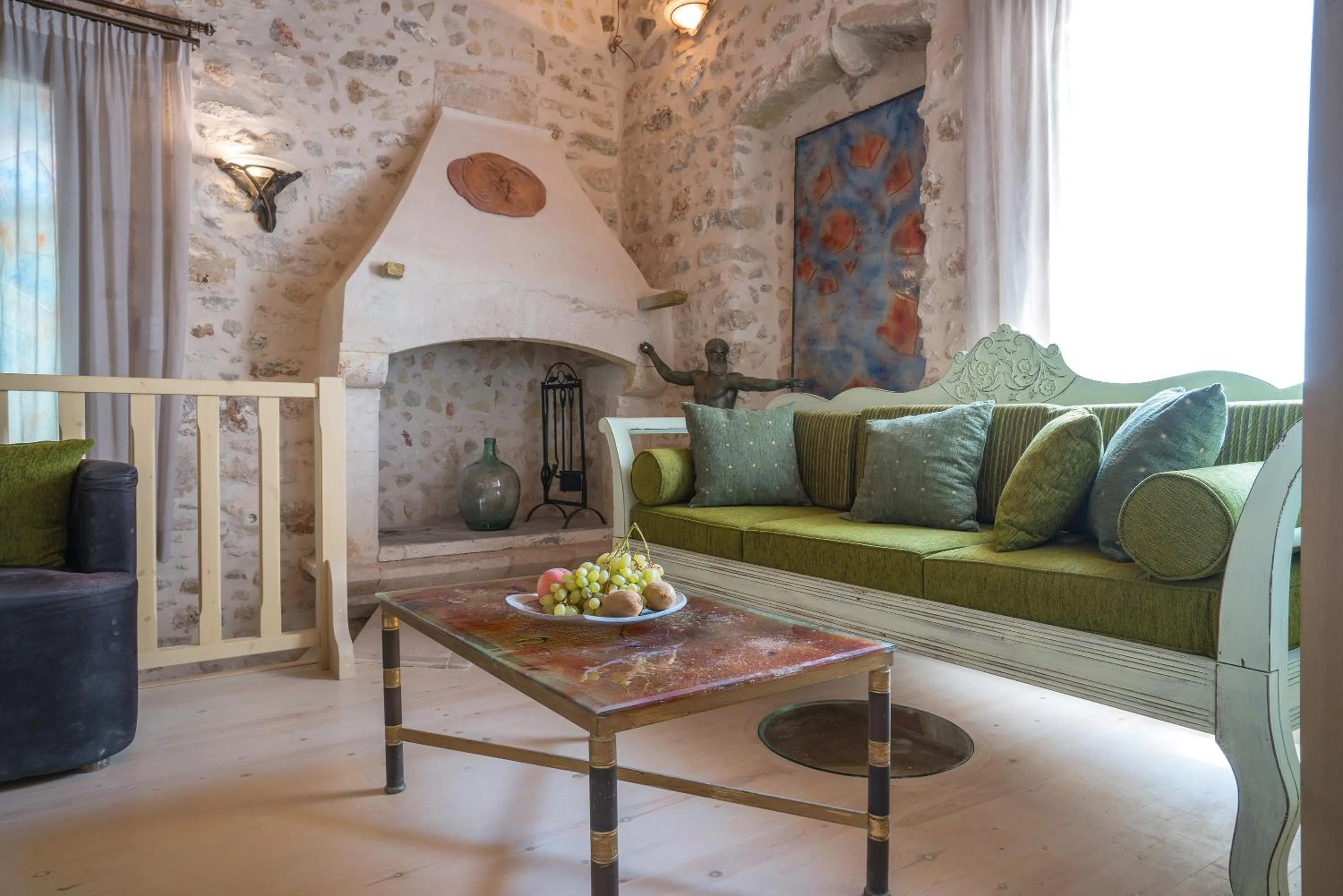 Seating area in Hamam Oriental Suites