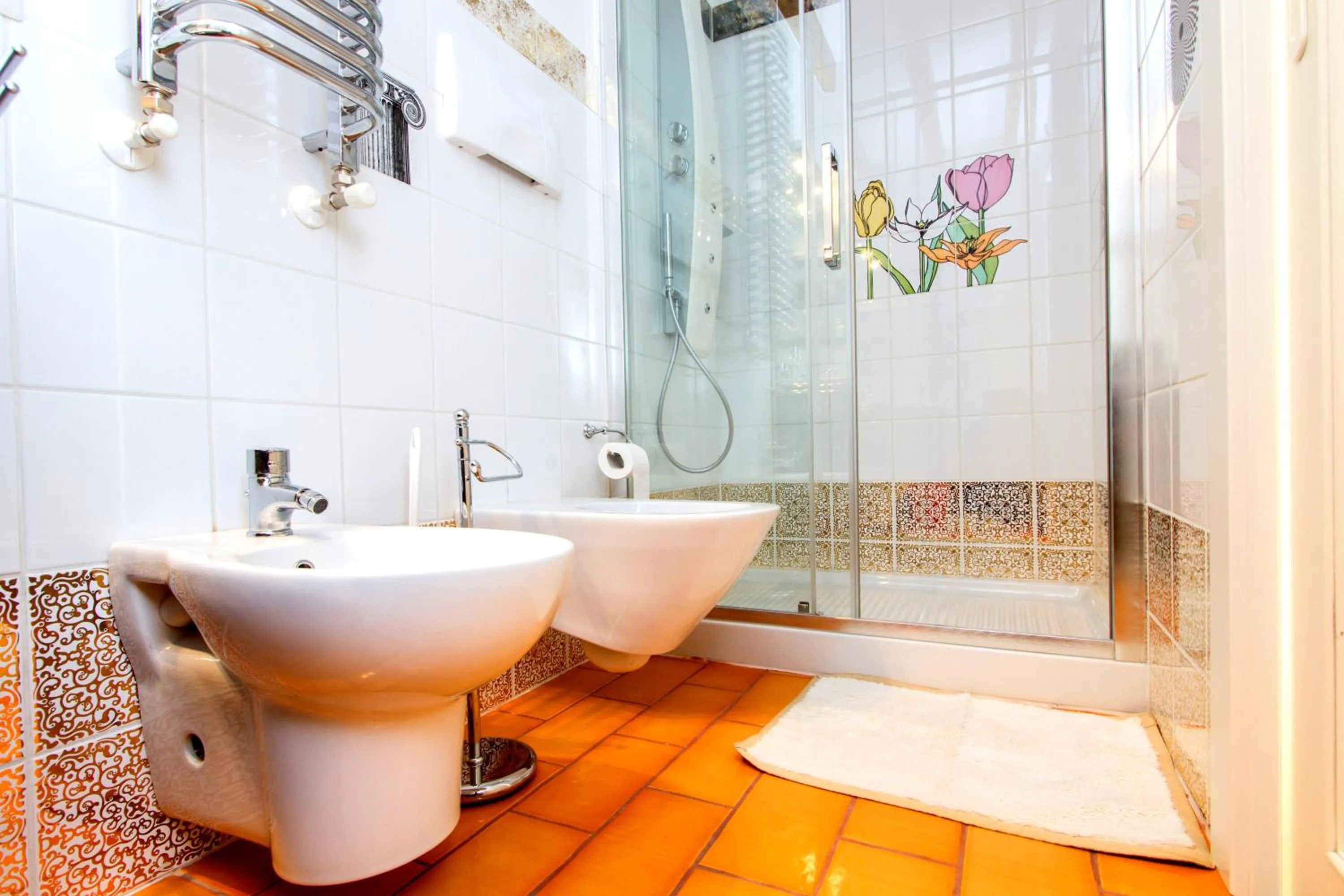 Shower in B&B Antico Cortile