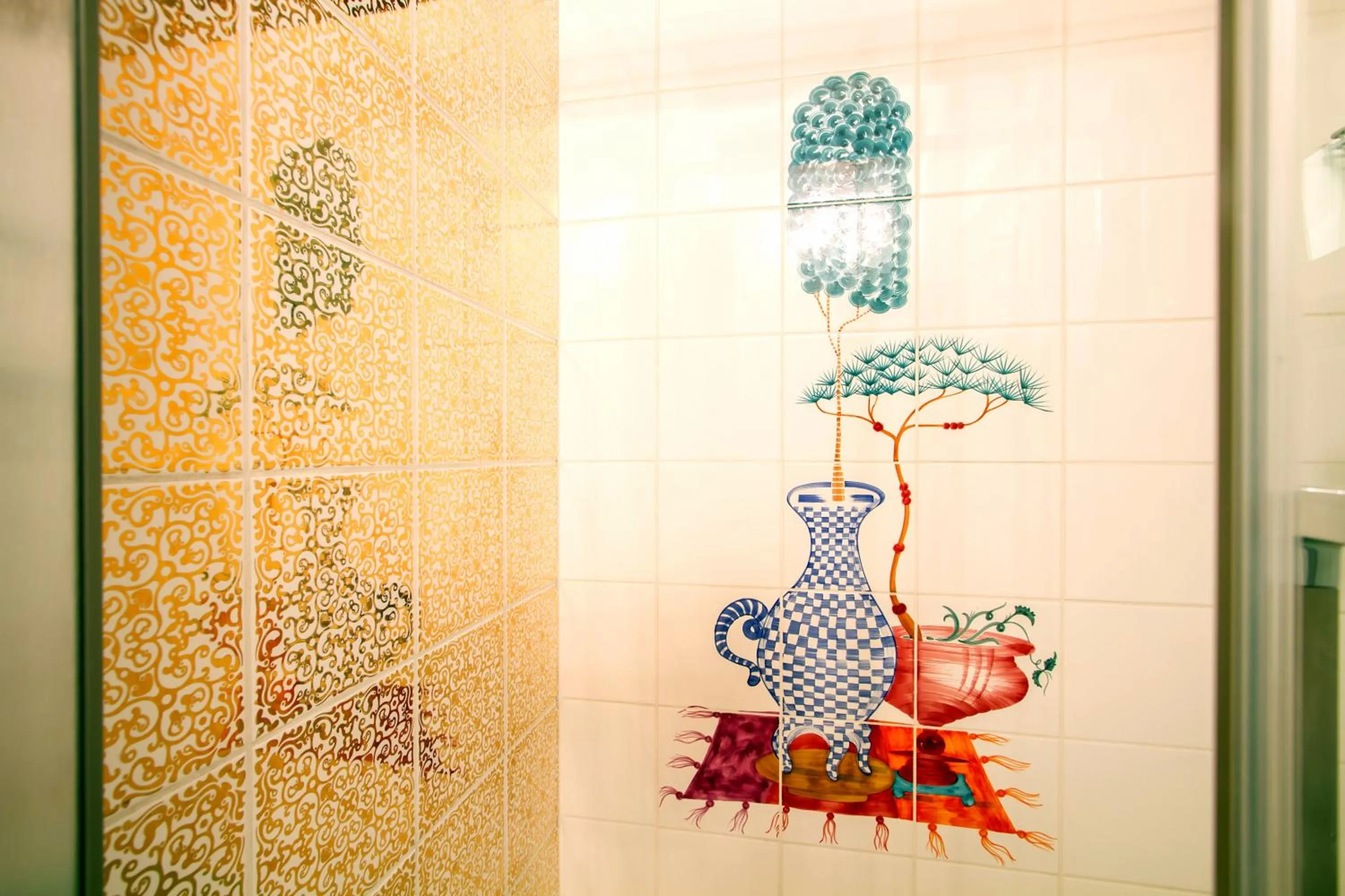 Shower in B&B Antico Cortile