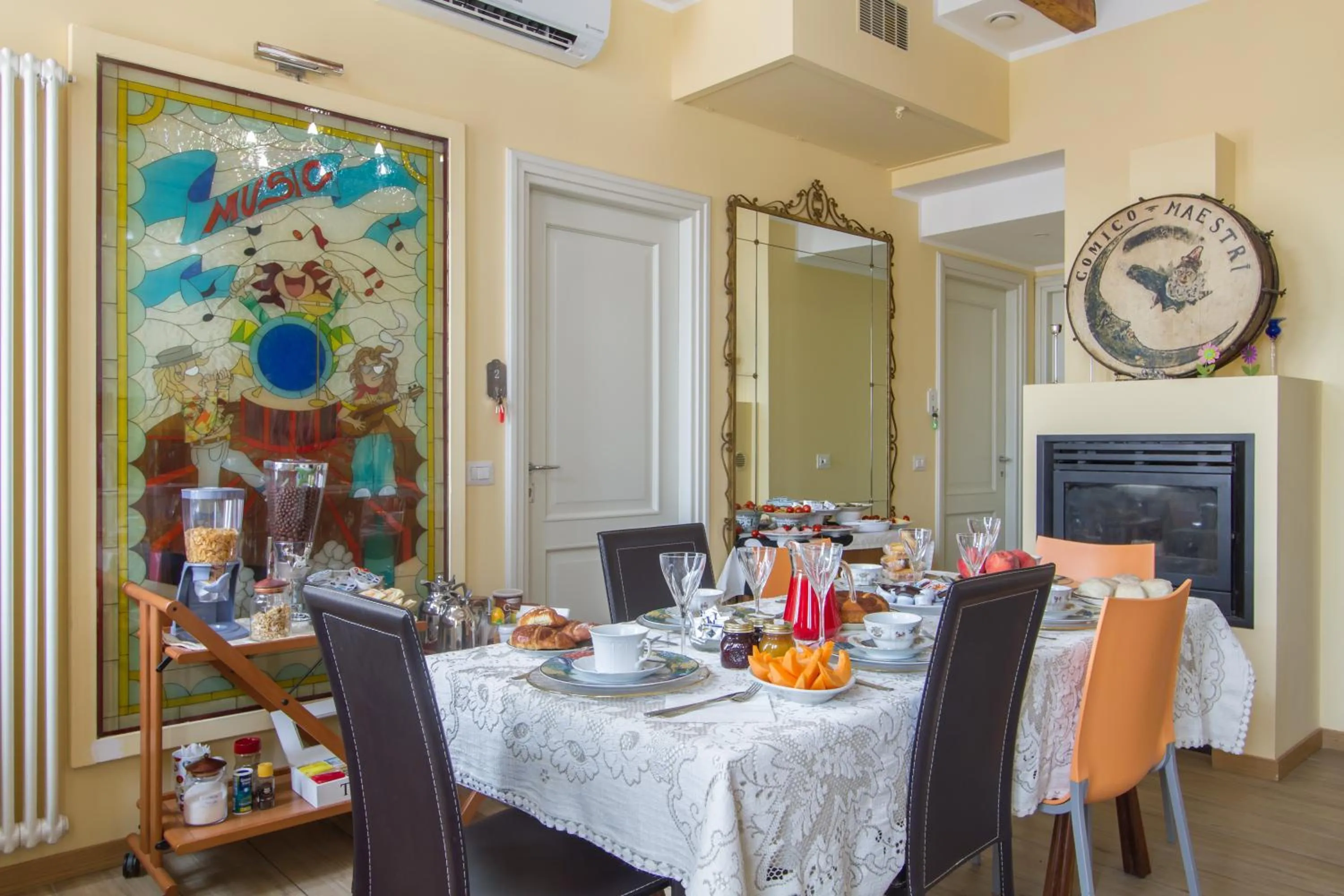 Buffet breakfast in B&B Antico Cortile