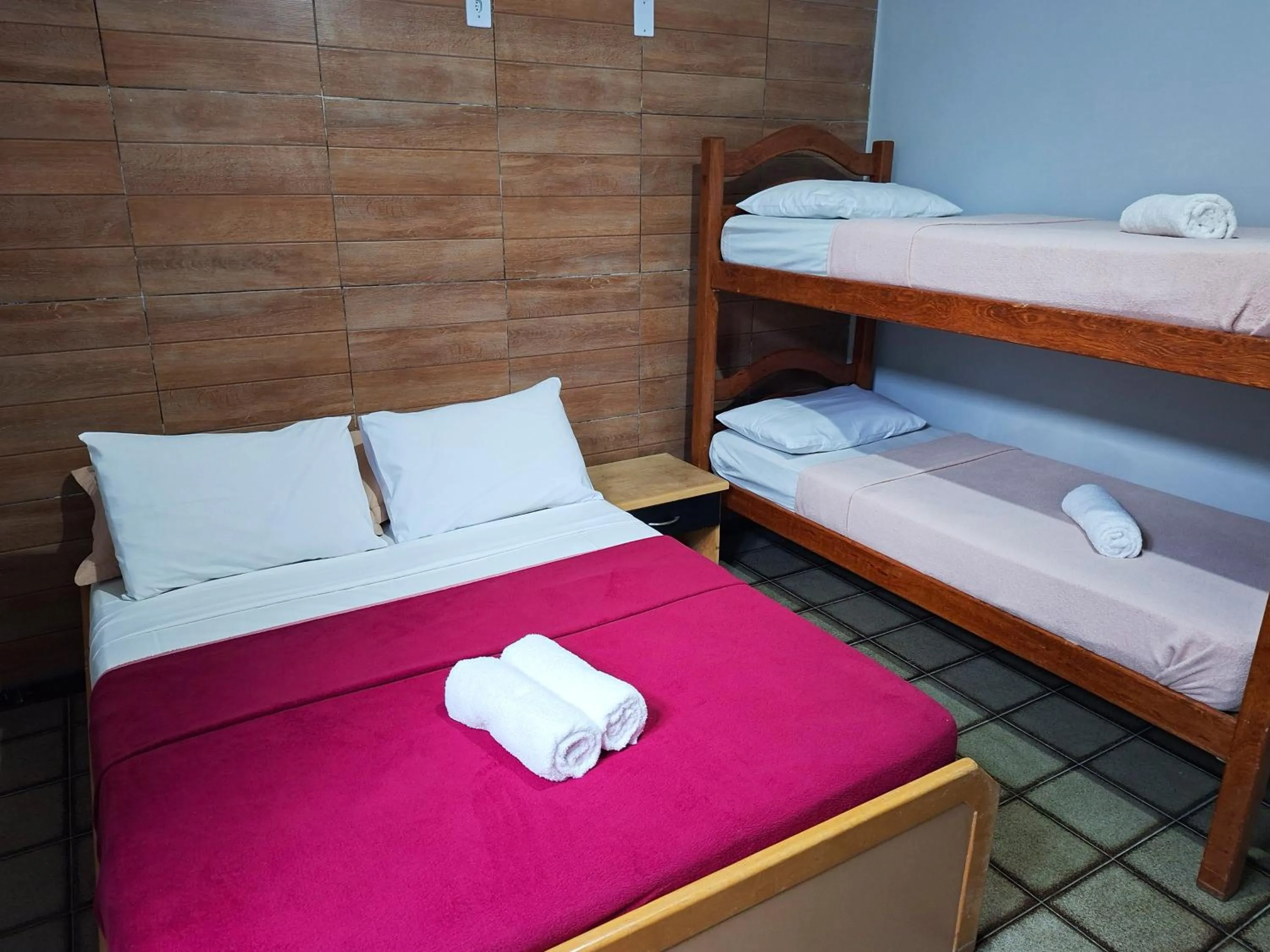 Bed in Pousada Casa Grande