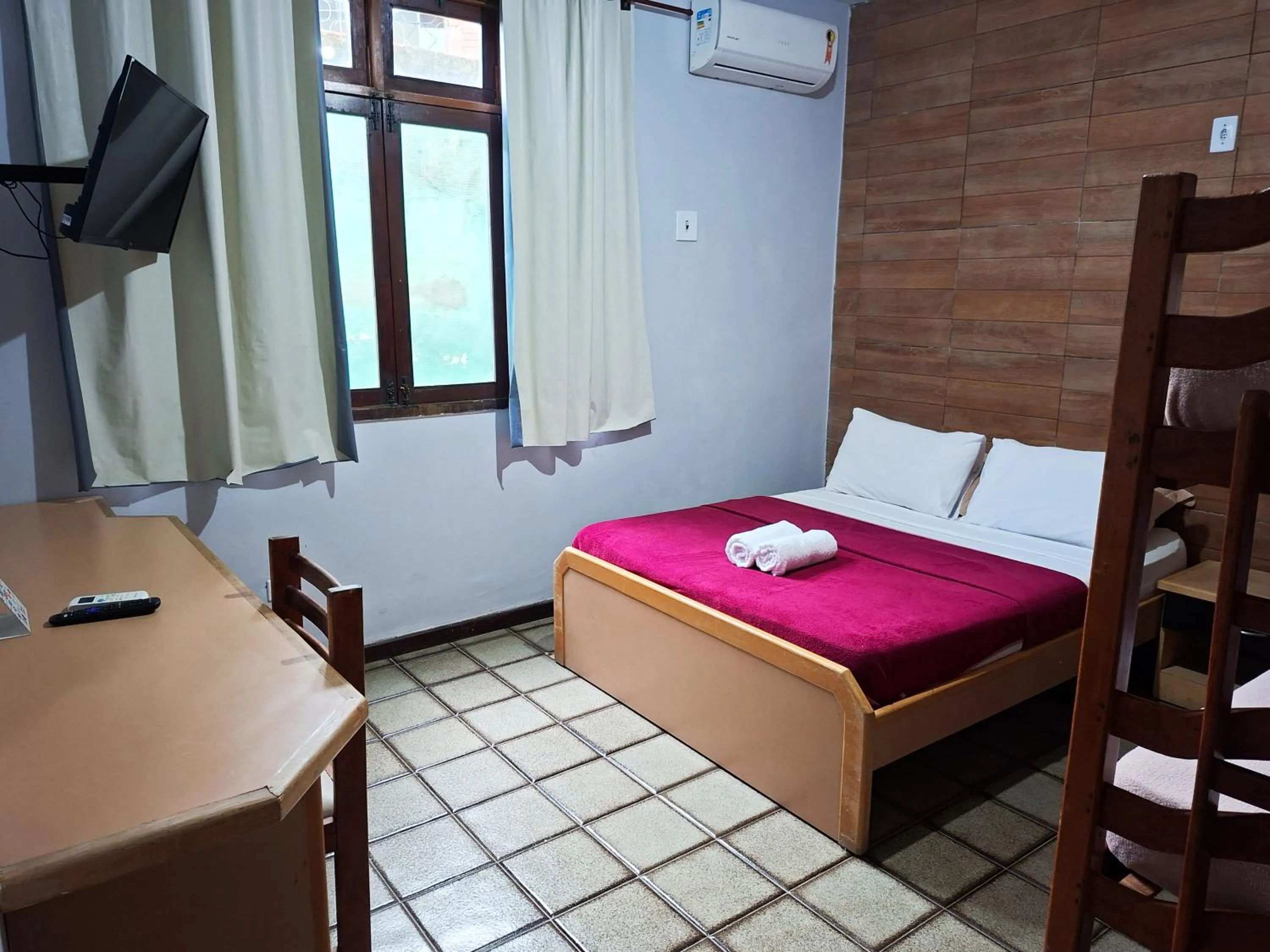 Bed in Pousada Casa Grande