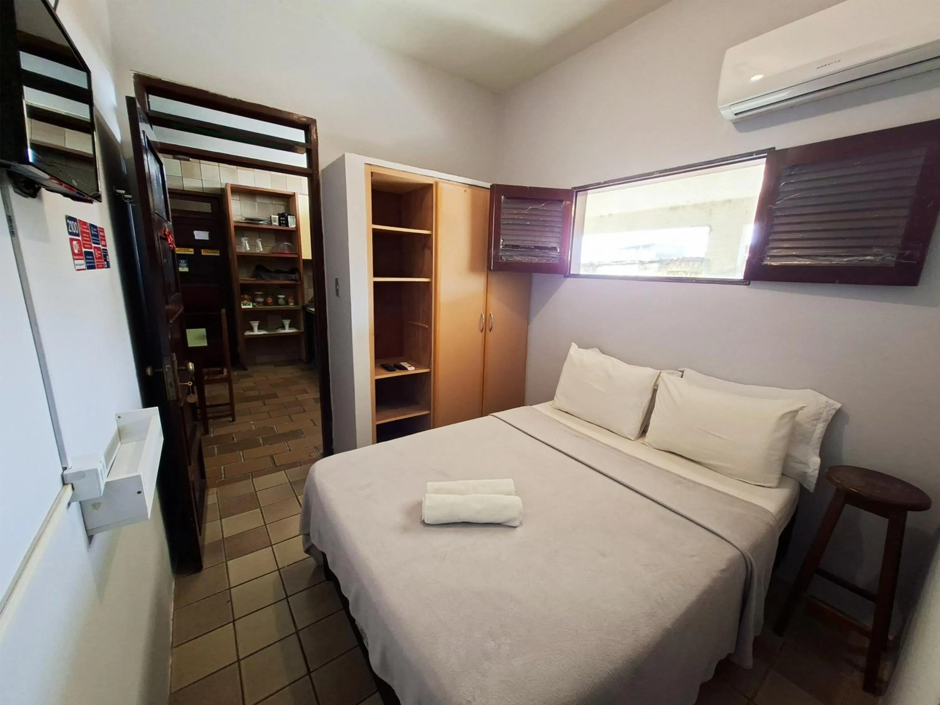 Bed in Pousada Casa Grande