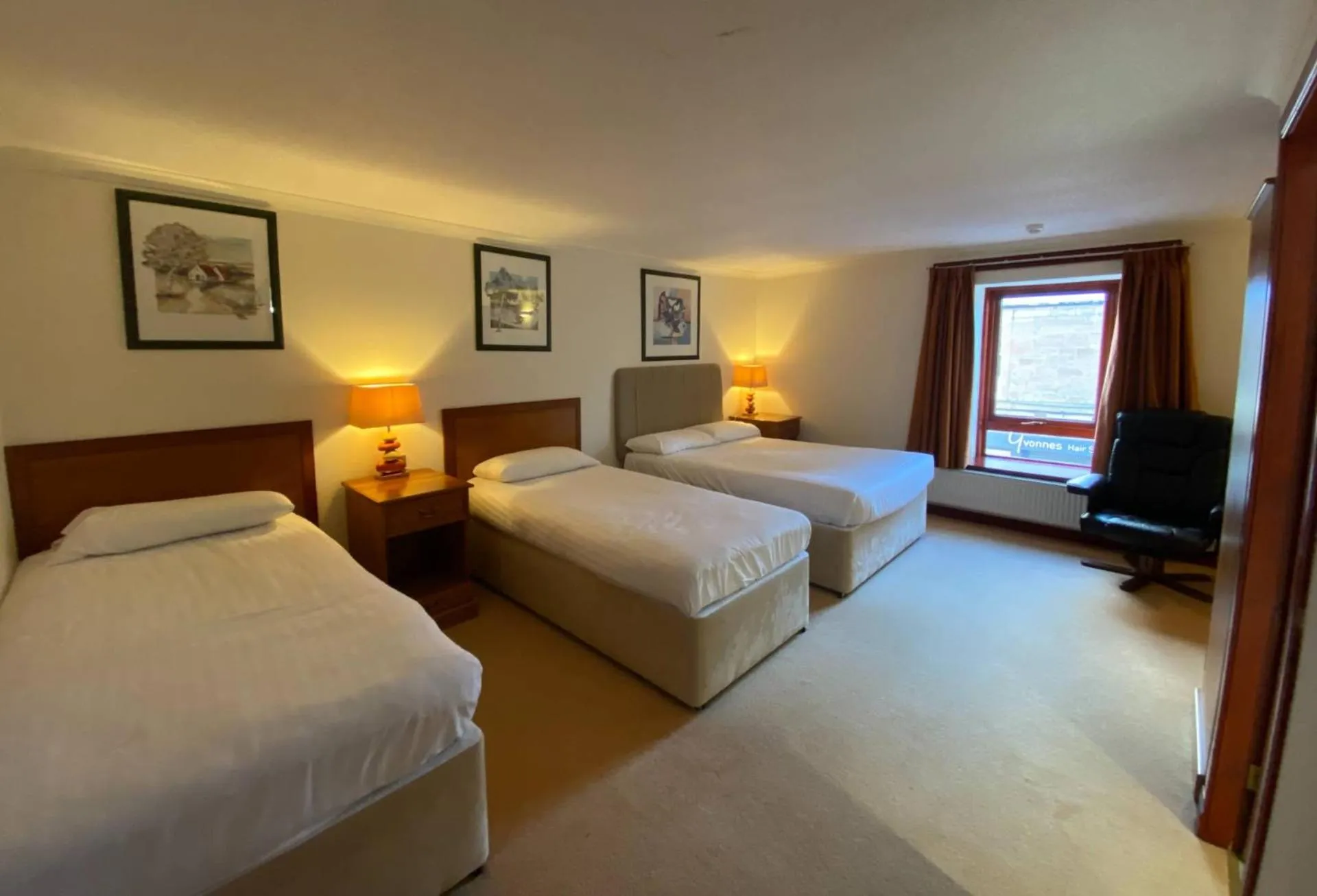 Bed in The Priory Hotel