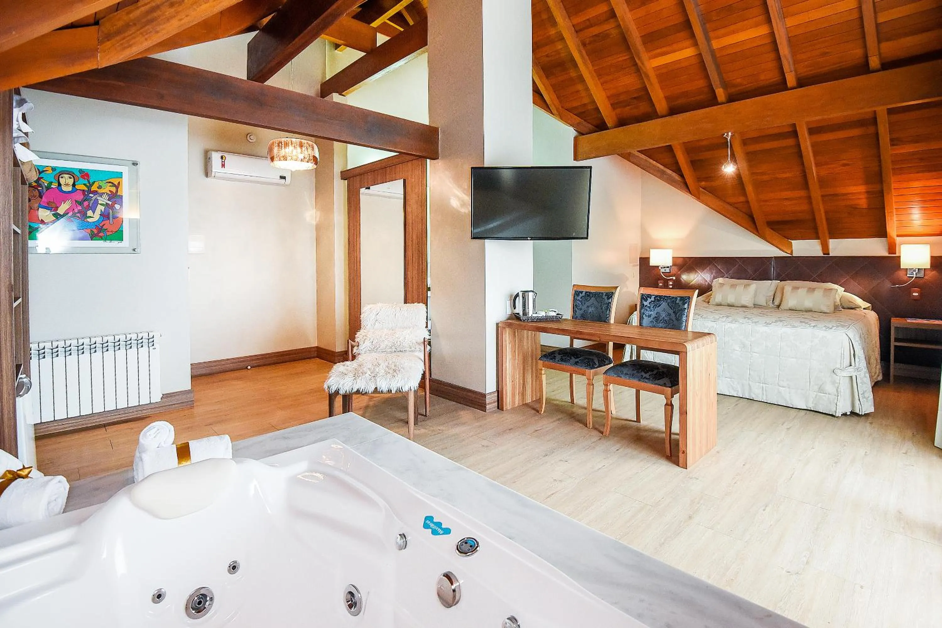 TV and multimedia, Bed in Hotel Refugio da Montanha