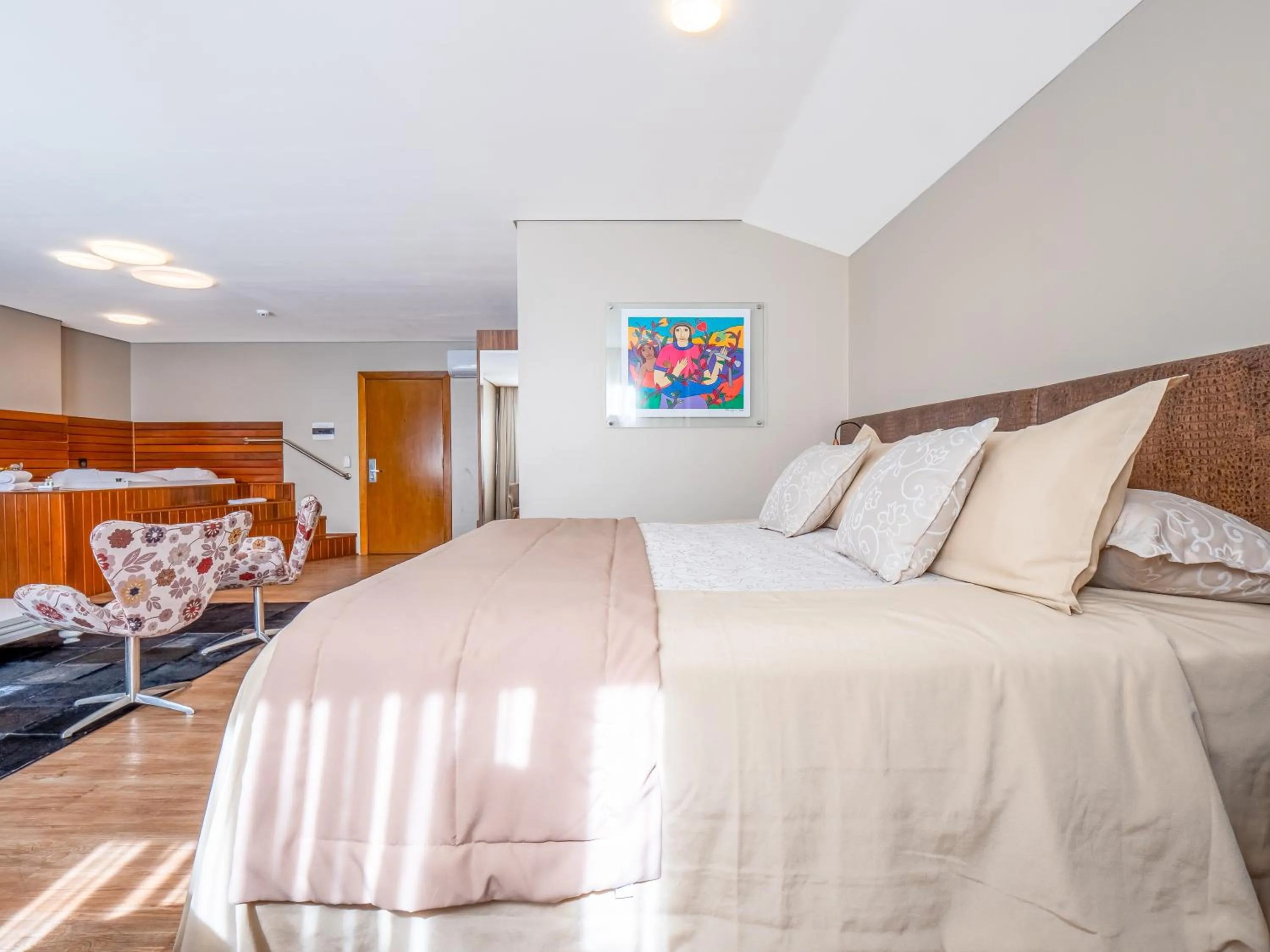 Bedroom, Bed in Hotel Refugio da Montanha