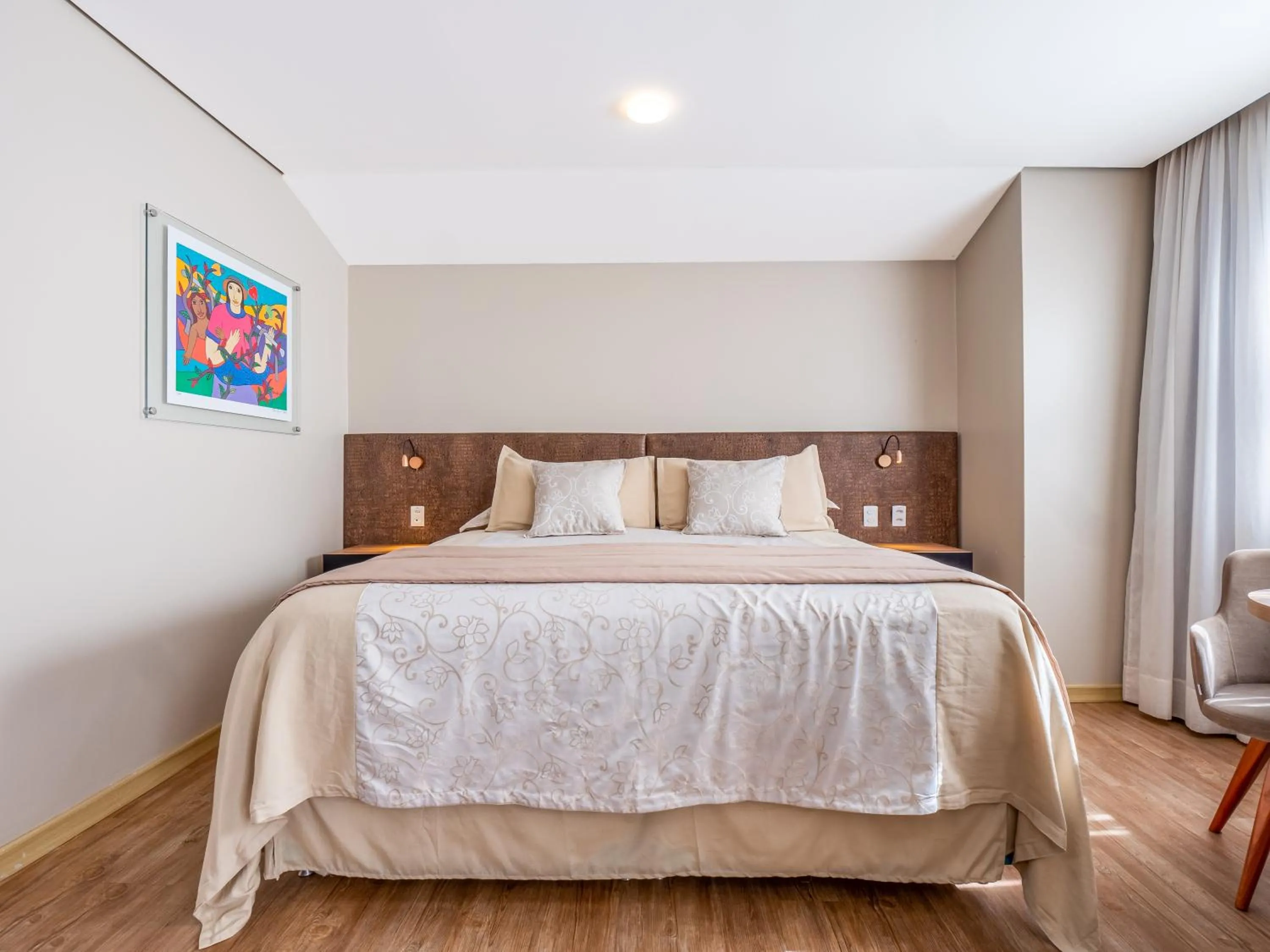 Bedroom, Bed in Hotel Refugio da Montanha