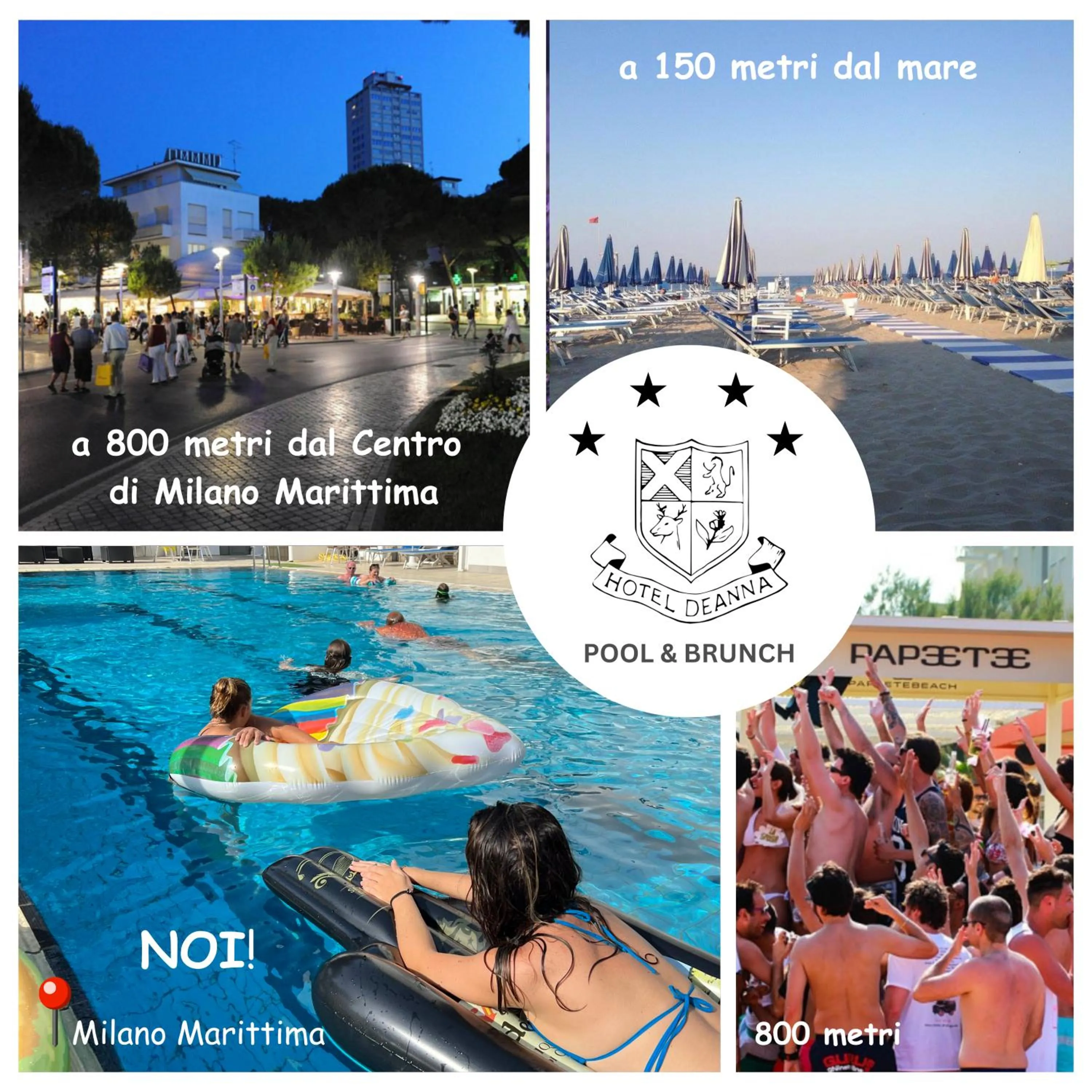 Beach in G&D Hotel Deanna Pool&Brunch