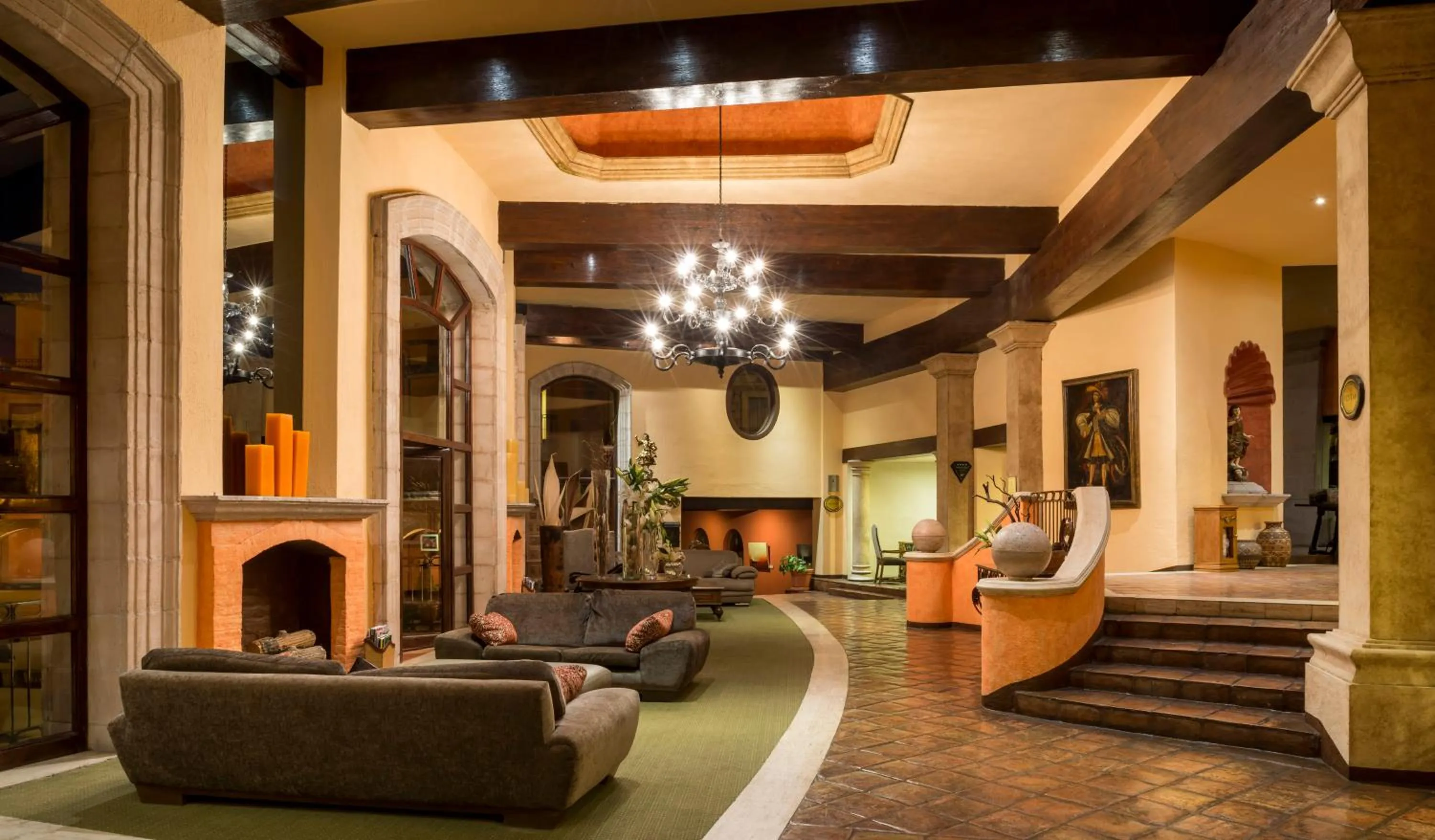 Lobby or reception in Quinta Real Zacatecas