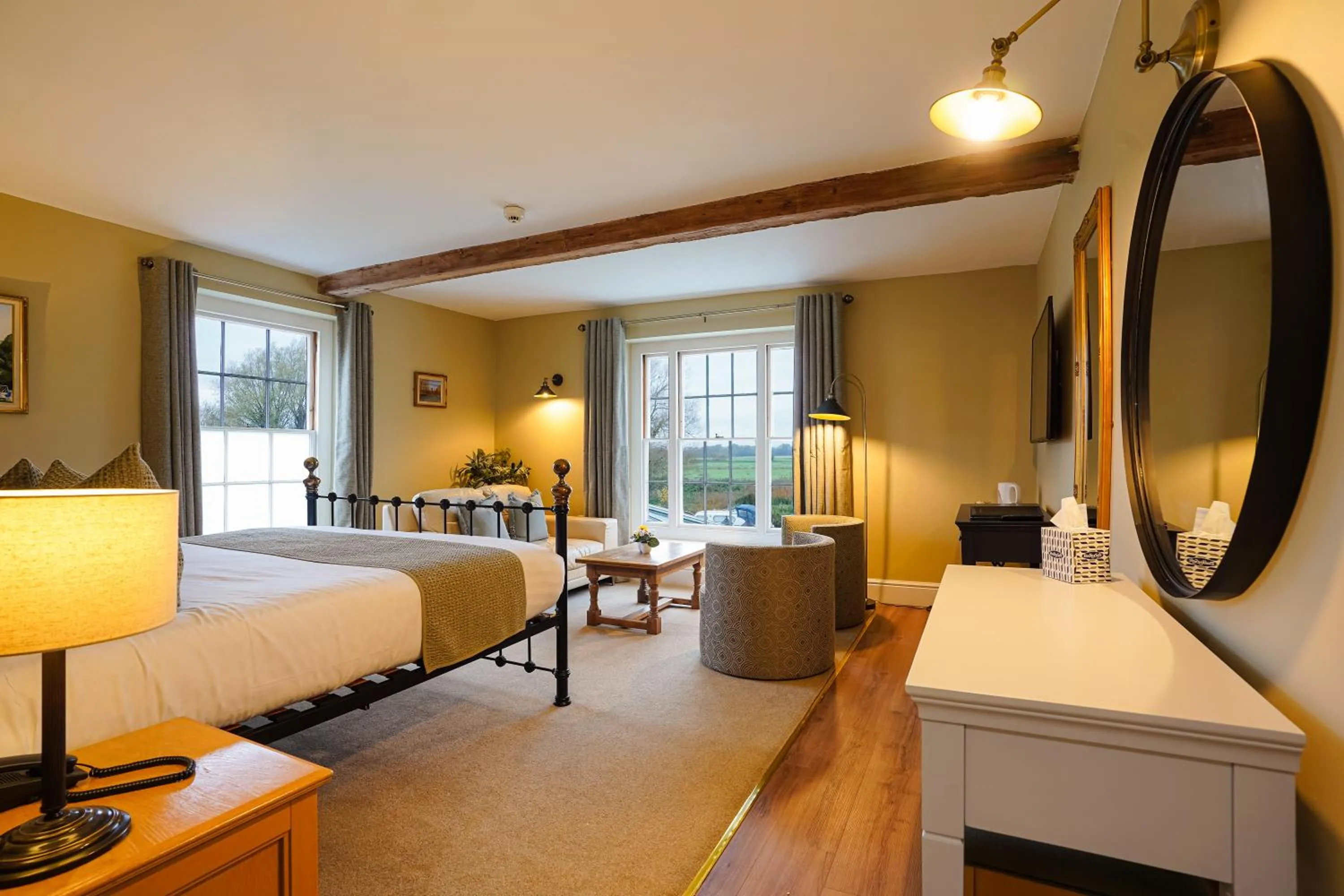 Bed in Waveney House Hotel