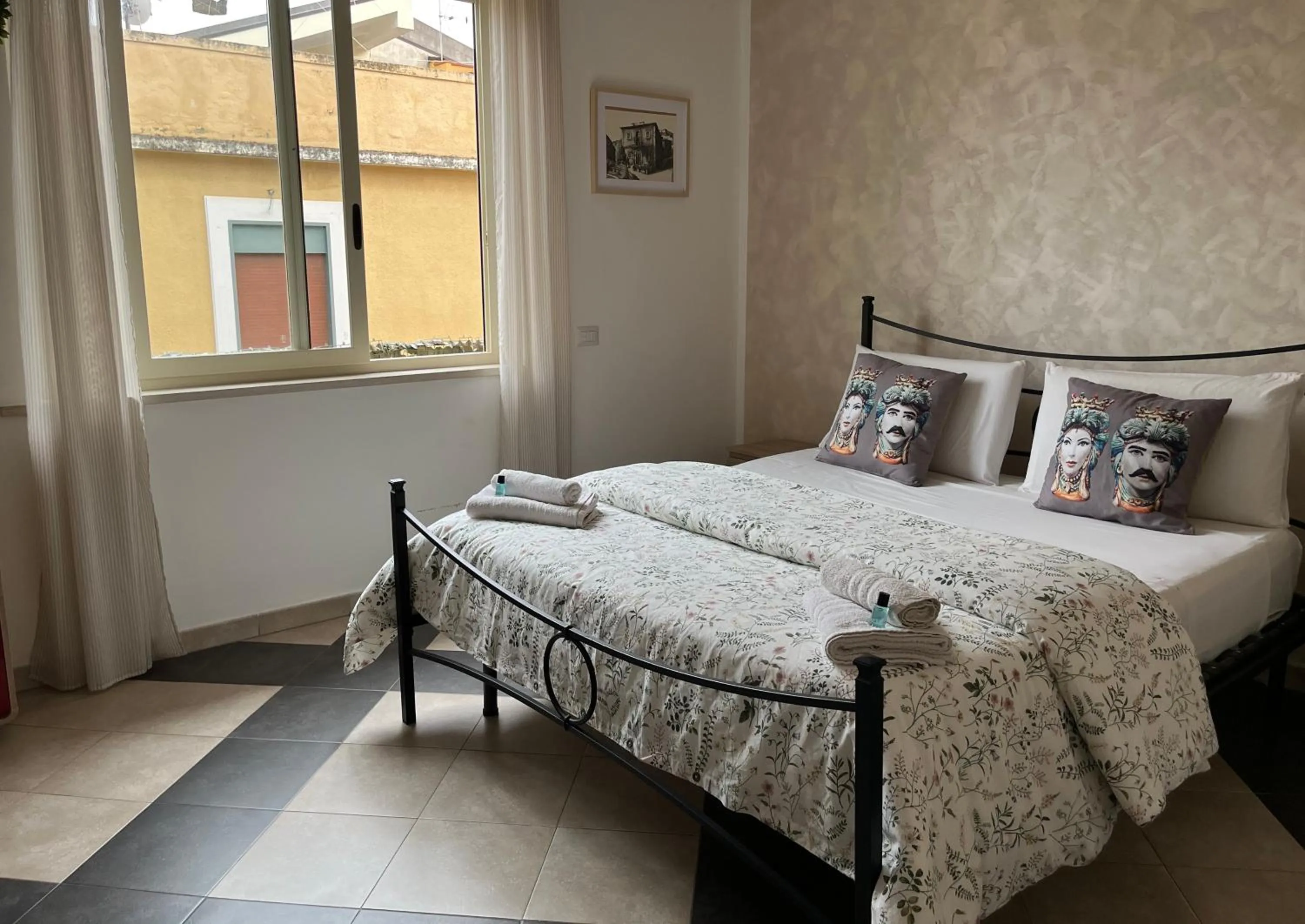 Bed in b & b Jasmine