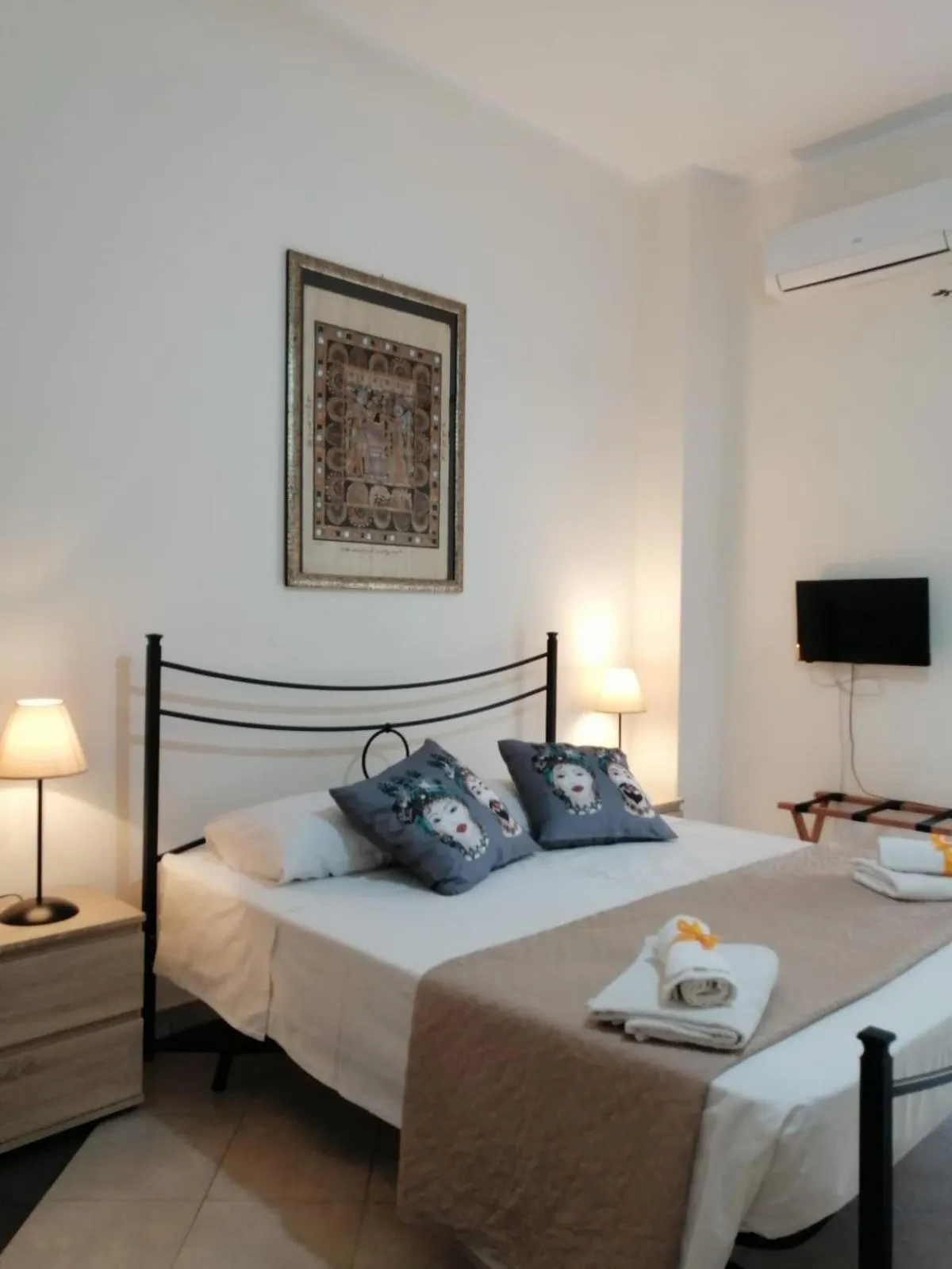 Bed in b & b Jasmine